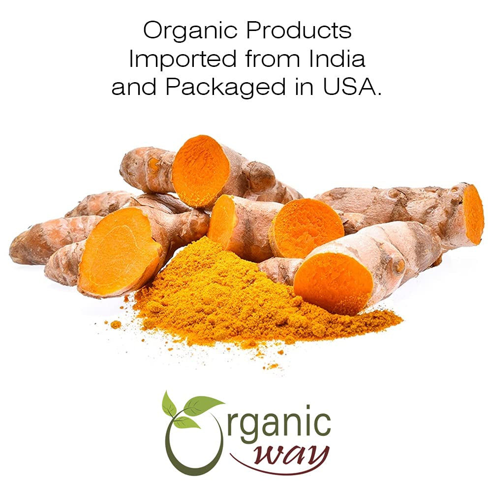 Turmeric/Haldi Root Cut & Sifted (Curcuma Longa) - Herbal Tea | Kosher & USDA Certified | Vegan, Non-Gmo & Gluten Free | 100% Raw from India (2LBS / 32Oz.) TLBH