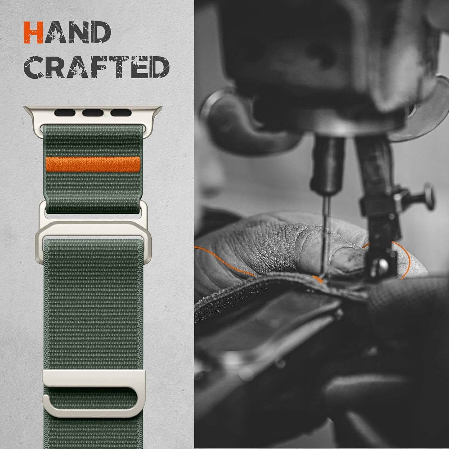 Alpine Nylon Watch Band and Sport Magnetic Band Compatible with Apple Watch Ultra 2/Ultra 49Mm, for Iwatch Series 10/9/8/7/6/5/4/3 SE, for Men 46Mm 45Mm 44Mm 42Mm 41Mm 40Mm 38Mm Strap
