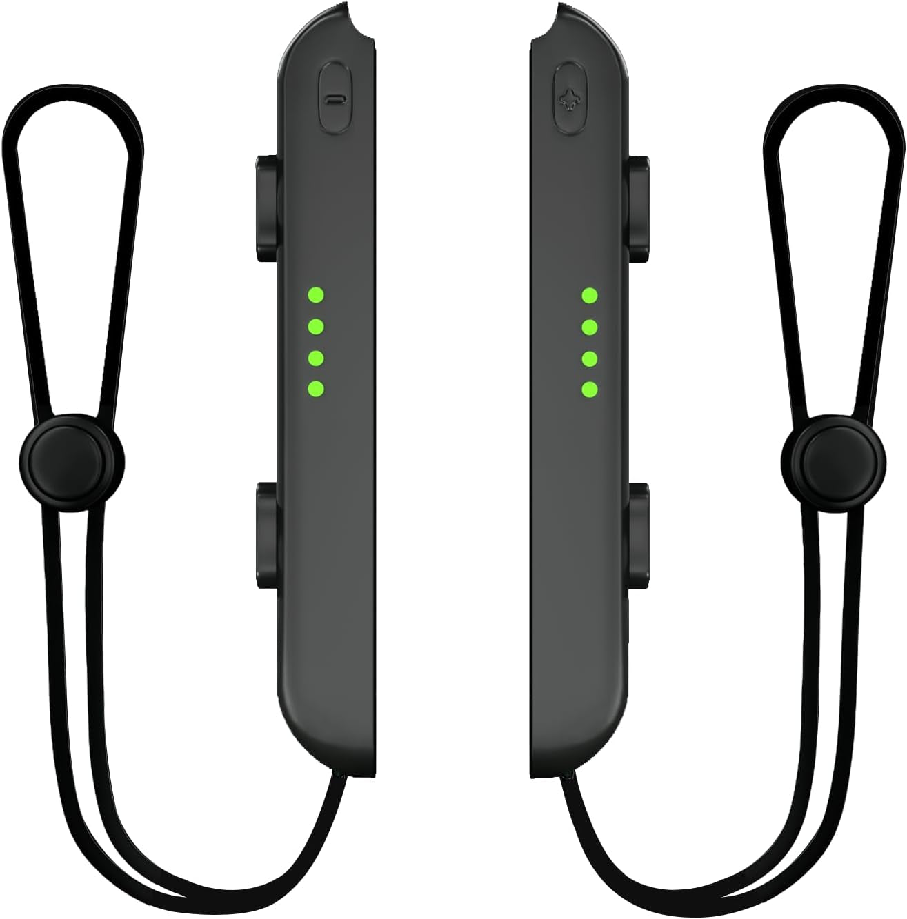 2 Pack Wrist Strap for Switch Joycon - Replacement Accessories for Joy Con Straps (Black)