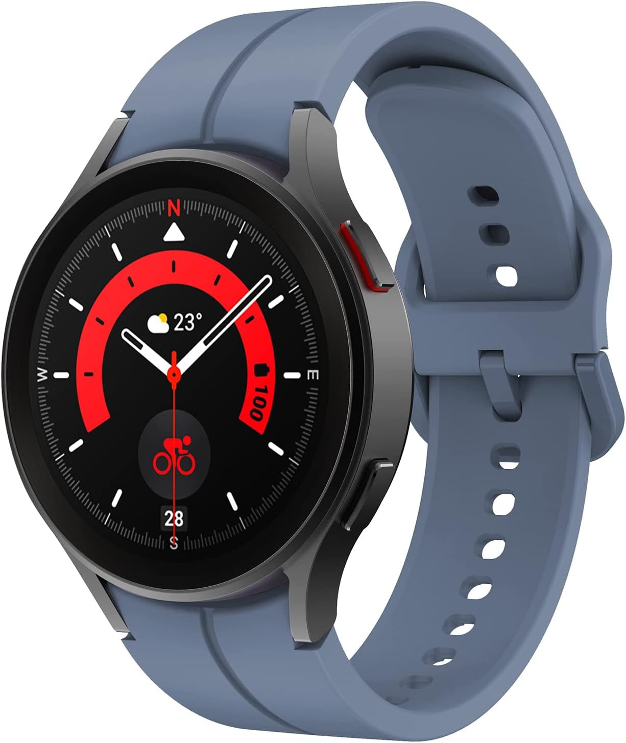 ππ’ππ°ππ² Bands Compatible for Samsung Galaxy Watch 5 Pro 45Mm/Galaxy Watch 7 6 5 40Mm 44Mm Band, No Gap Silicone Replacment Strap with Colorful Buckle