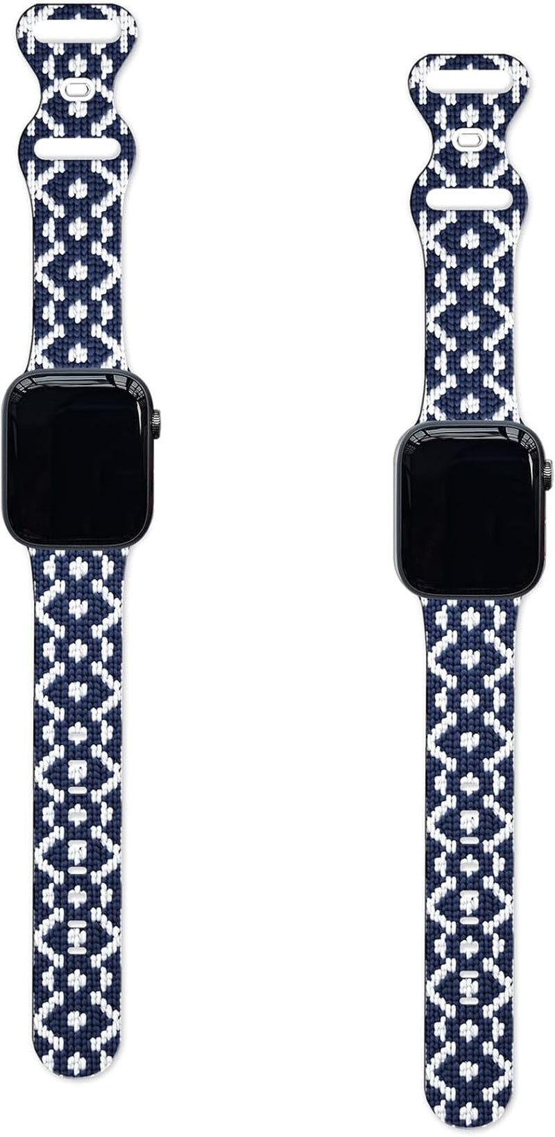 Sport Band Fantasy Printed Compatible with Apple Watch Bands 49Mm 45Mm 44Mm 42Mm 41Mm 40Mm 38Mm Women Men Girl, Silicone Fadeless Pattern Design Strap for Iwatch Series 9,8,7,6,5,4,3,2,1,SE