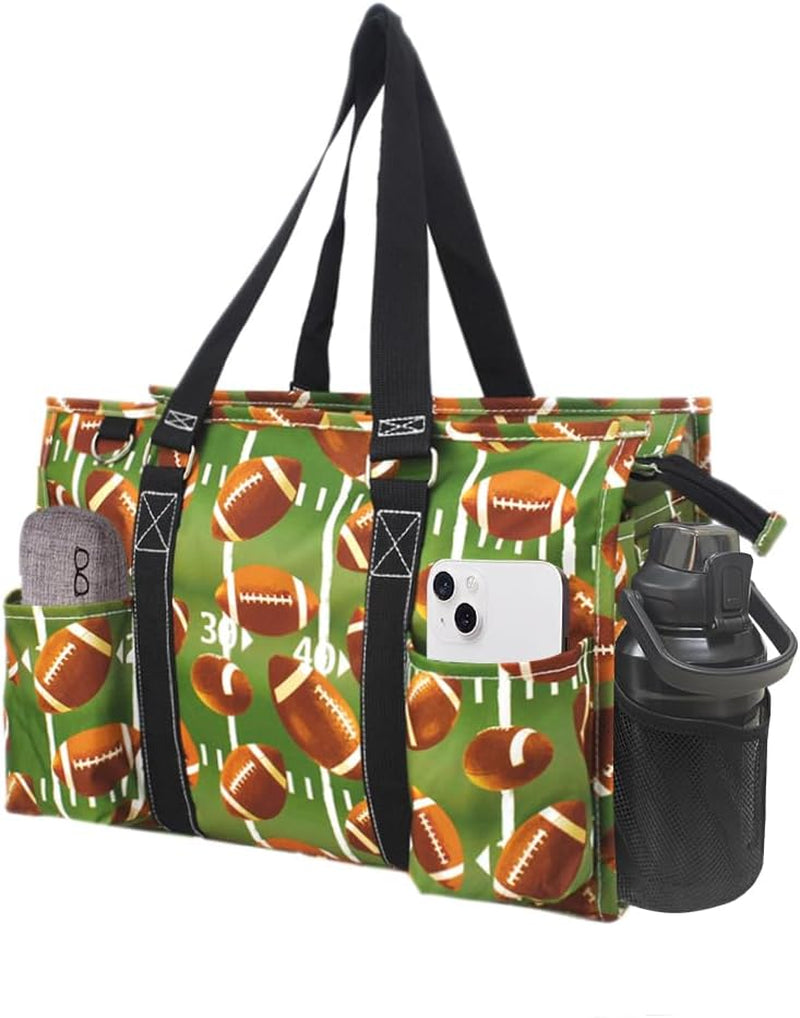 Utility Water Resistant Tote Bag, Top Zipper Closure, Perfect Gifts for Working Women, Nurses, Gym Bag