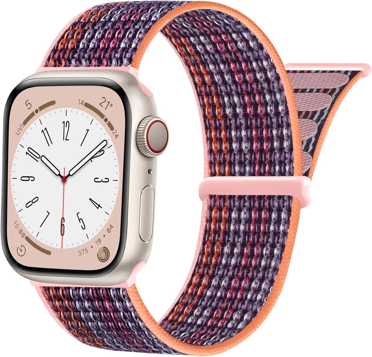 Sport Nylon Loop Strap Compatible with Apple Watch Bands