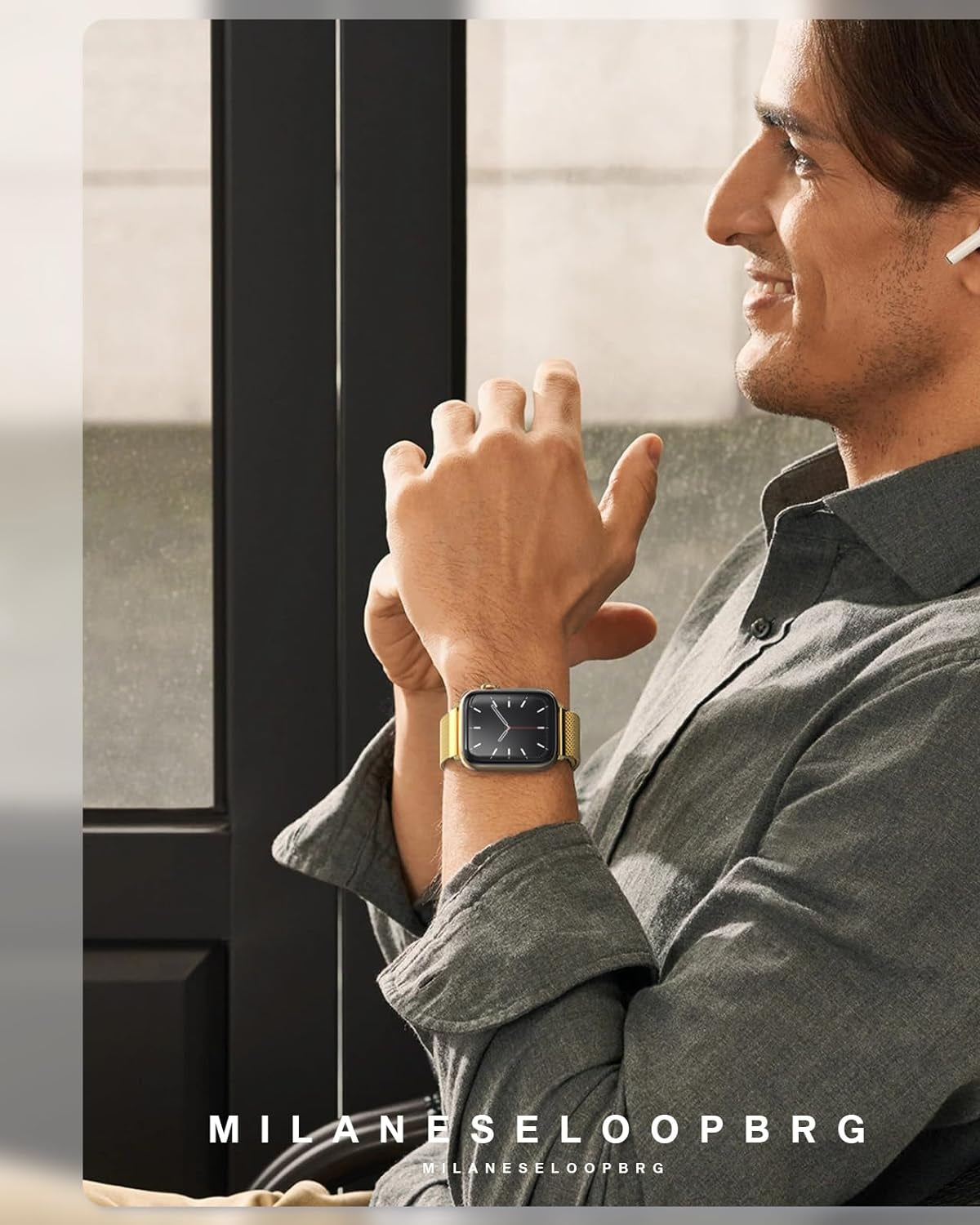 Original Stainless Steel Milanese Loop Compatible with Apple Watch Band 38Mm 40Mm 41Mm 42Mm 44Mm 45Mm 49Mm, Magnetic Clasp Replacement Band for Iwatch Series 9, Ultra 2, SE, Ultra, 8 7 6 5 4 3 2 1,