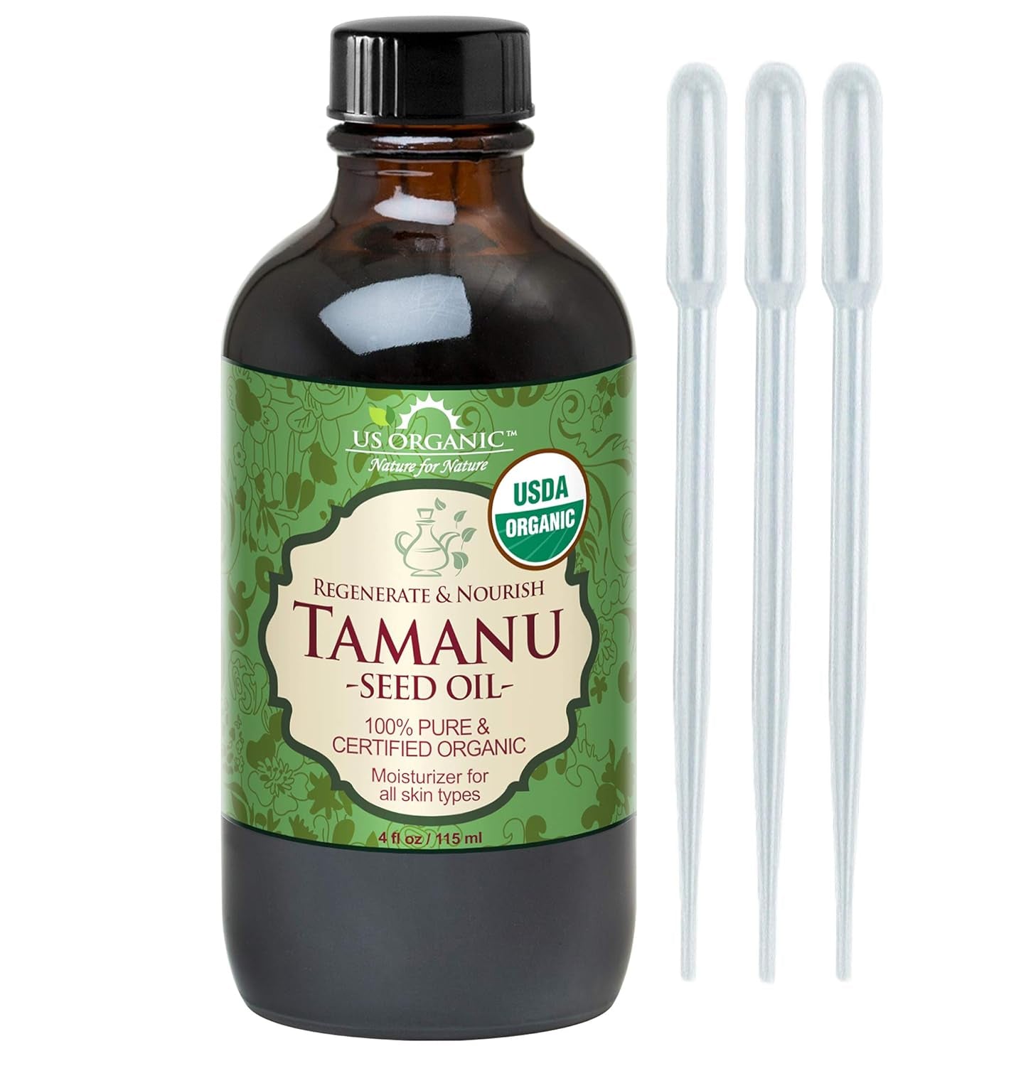 100% Pure Peppermint Essential Oil - USDA Certified Organic - 10 Ml Pack of 2 - W/Improved Caps and Droppers (More Size Variations Available) TLBH