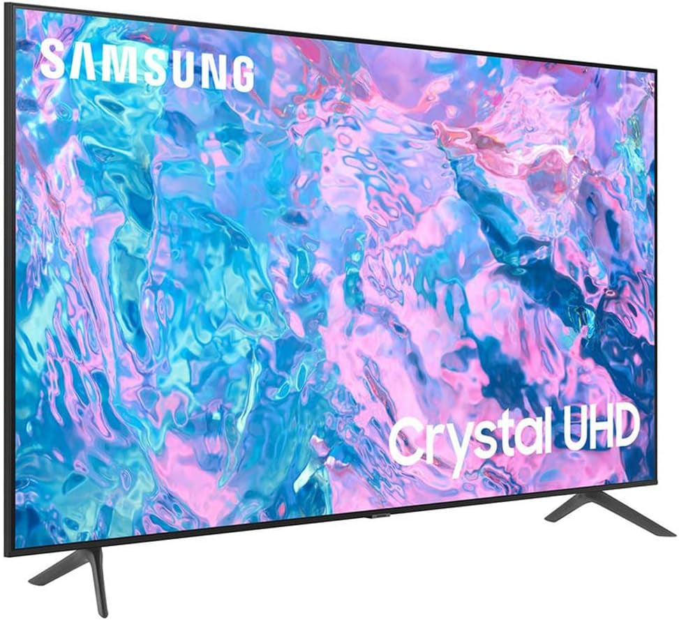 UN43CU7000FXZA 43 Inch Crystal UHD 4K Smart TV 2023 Bundle with 2 YR CPS Enhanced Protection Pack