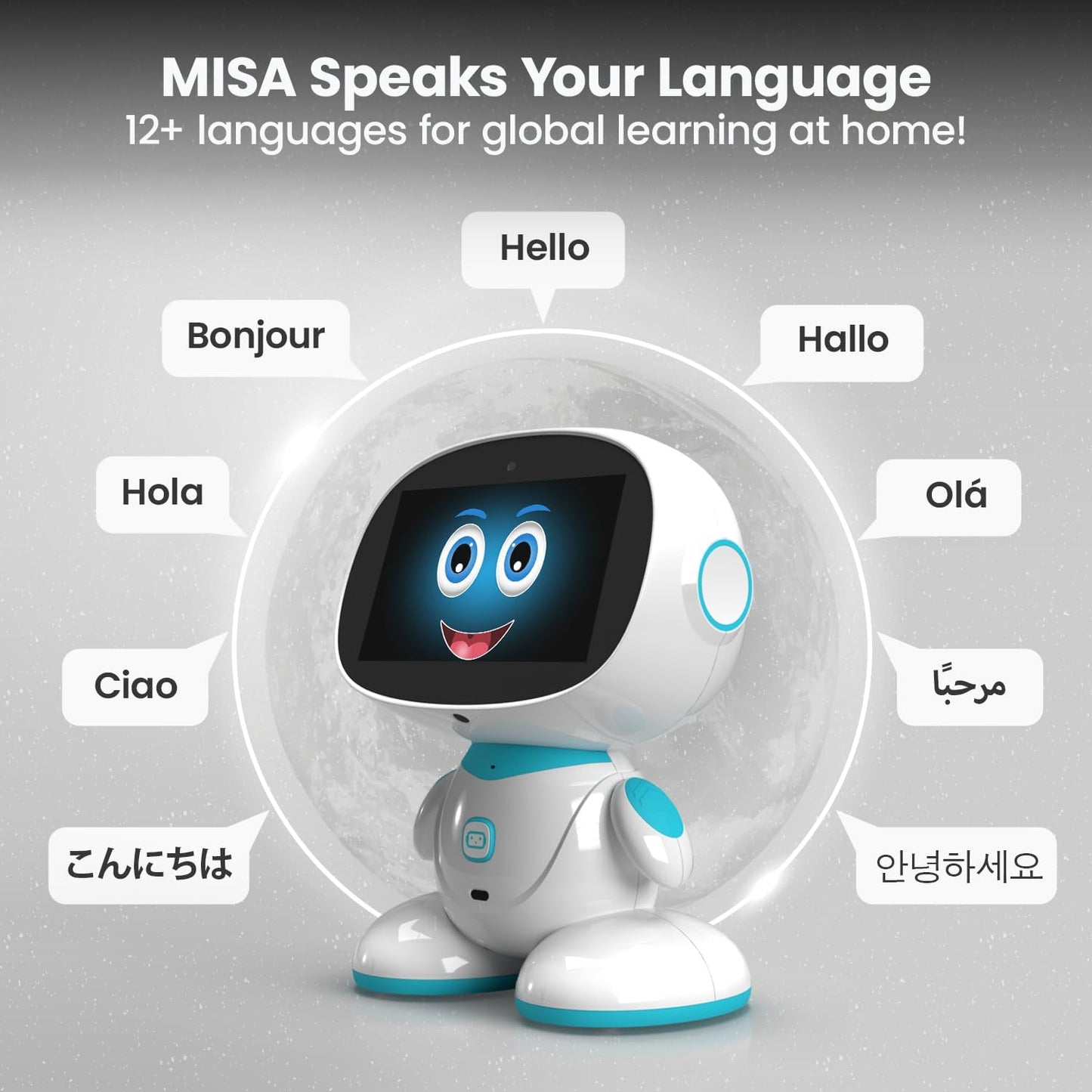 2: Ai-Powered Smart Robot for Kids | STEM Learning & Educational Robot | Interactive, Voice-Activated Robot with Learning Apps & Fun Games for Boys & Girls Aged 5-12 | Sky Blue