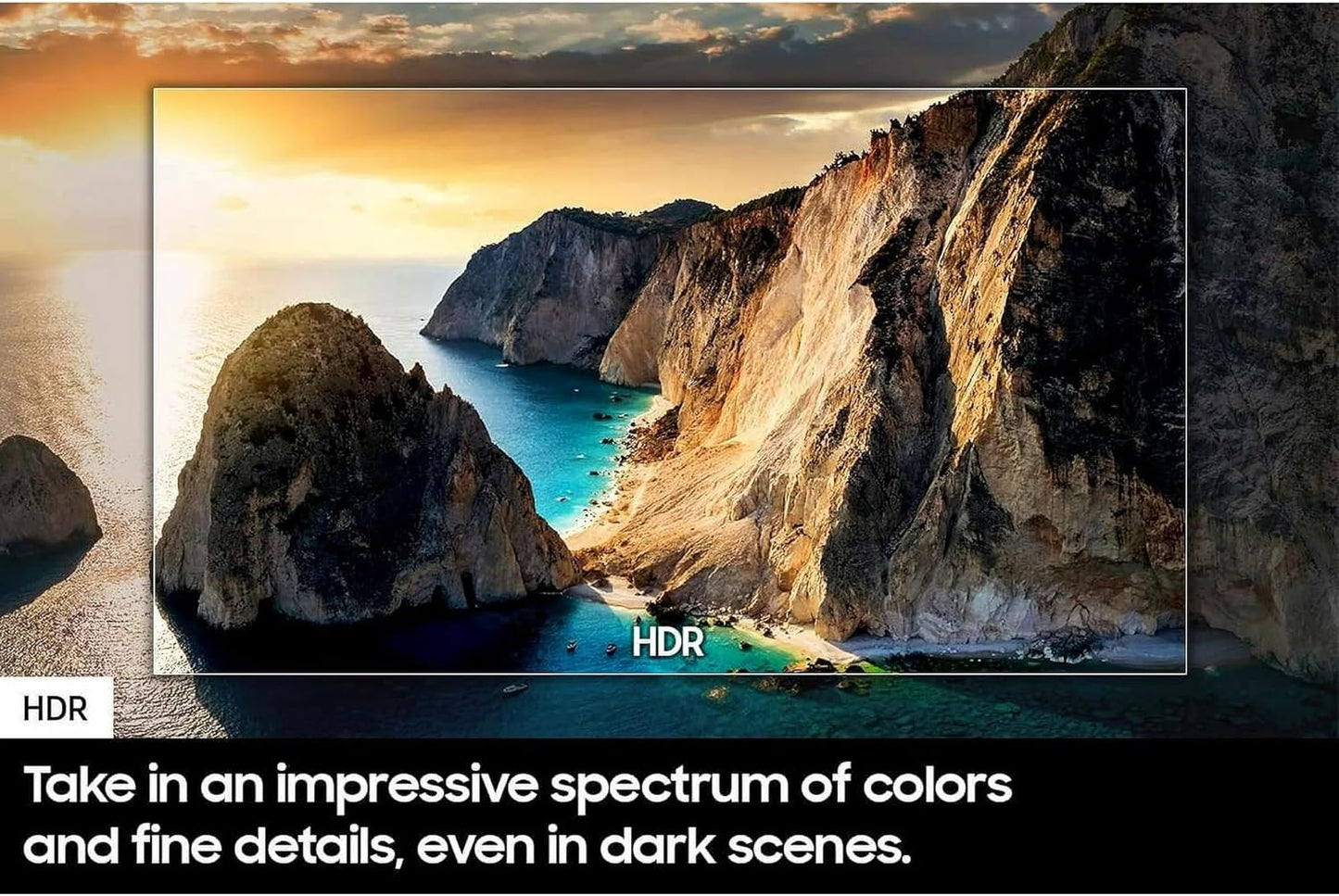 SAMSUNG 43-Inch Class DU7200B (2024) Crystal UHD 4K Smart Tizen TV Slim Look | Purcolor | Mega Contrast | Motion Xcelerator | Q-Symphony-Only | UN43DU7200BXZA (Renewed)