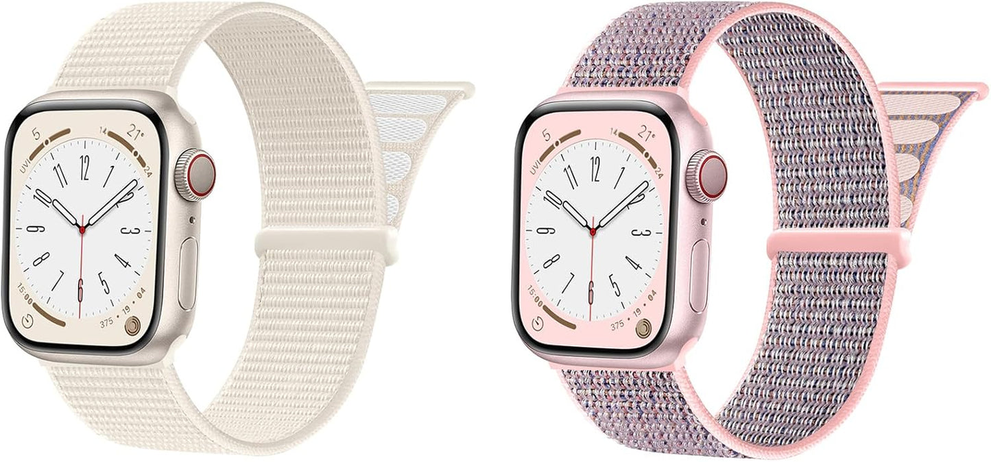 Sport Nylon Loop Strap Compatible with Apple Watch Bands