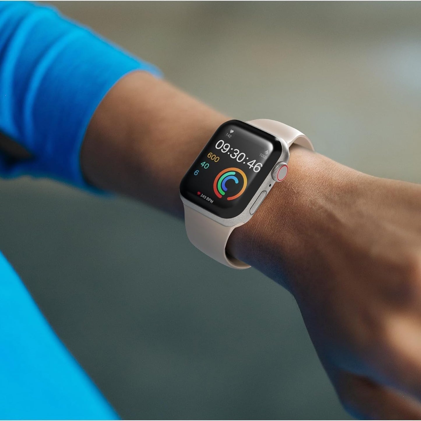 Sport Bands Compatible with Apple Watch Band 38Mm 40Mm 41Mm 42Mm 44Mm 45Mm 46Mm 49Mm,Soft Silicone Waterproof Strap Compatible with Iwatch Bands Series 9 Ultra 8 7 6 5 4 3 2 1 SE Universal