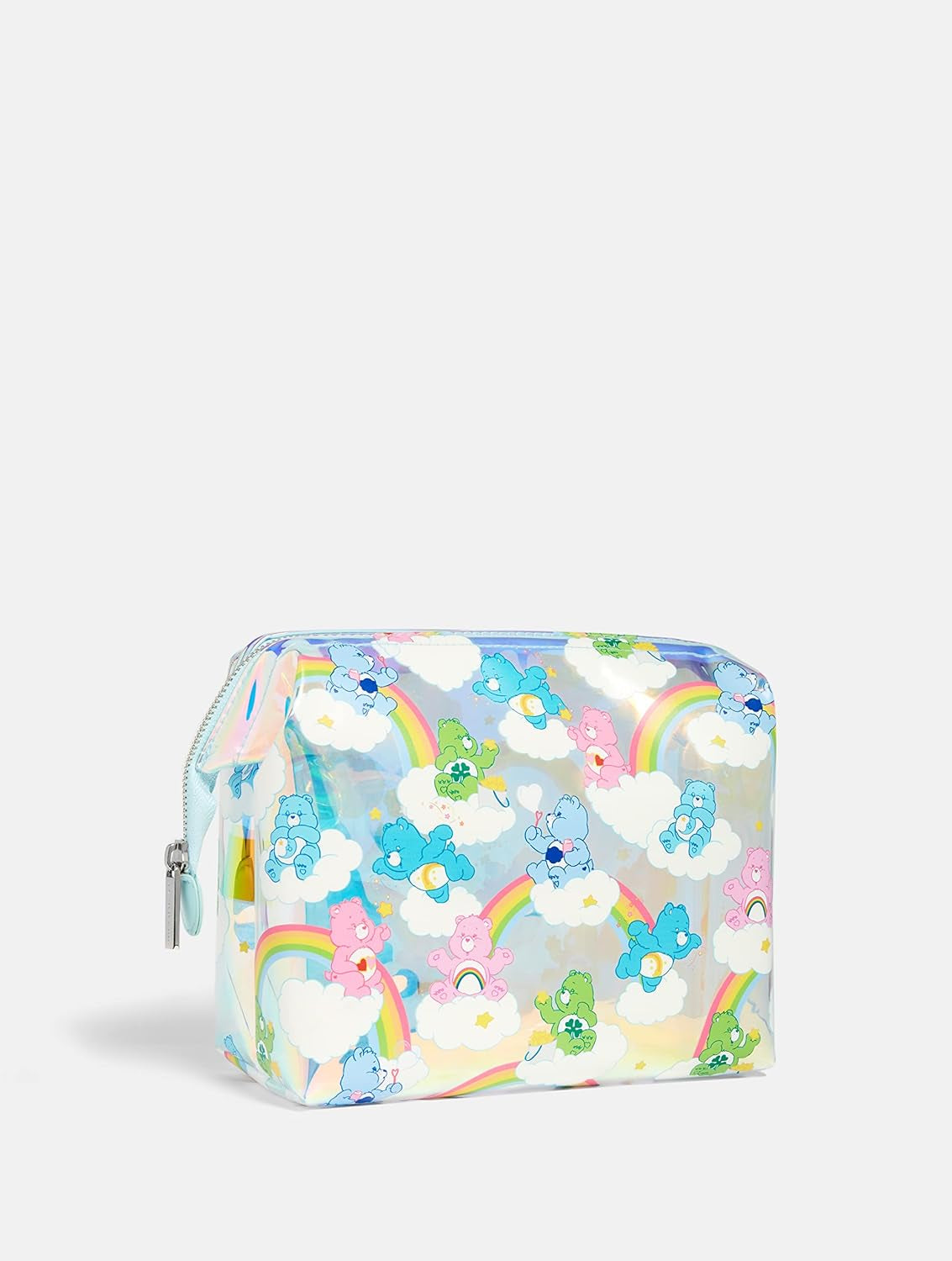 Wash Bag - Disney Care Bears Toiletry Bag, Clear Makeup Bag, Ideal for Cosmetics, Travel Accessories, Cute Toiletries Essentials Bag for Women, Girls, and Kids, Pencil Case UK