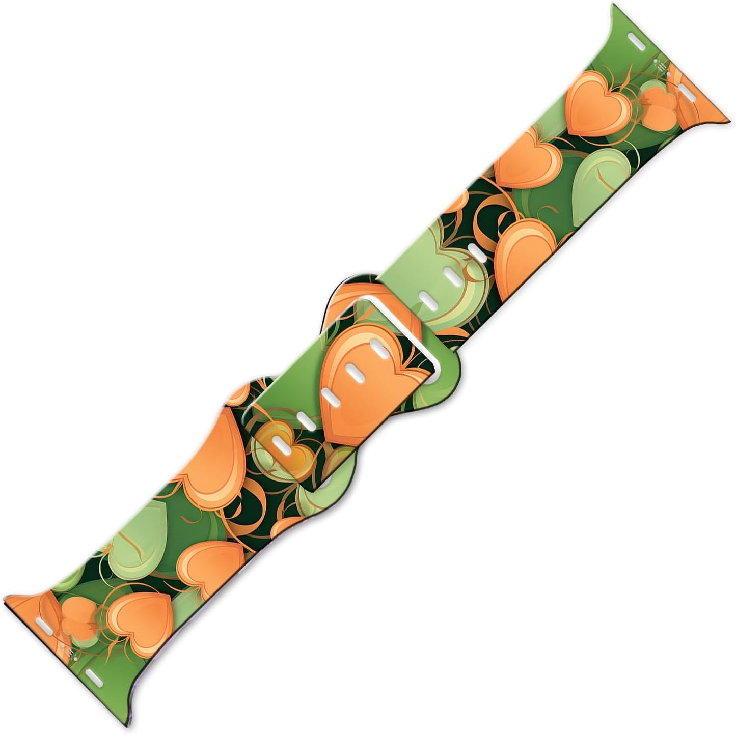Sport Band Compatible with Apple Watch Bands 49Mm 45Mm 44Mm 42Mm 41Mm 40Mm 38Mm Women Girl, Silicone Floral Printed Fadeless the Roses Pattern Design Strap for Iwatch Series 9,8,7,6,5,4,3,2,5,SE