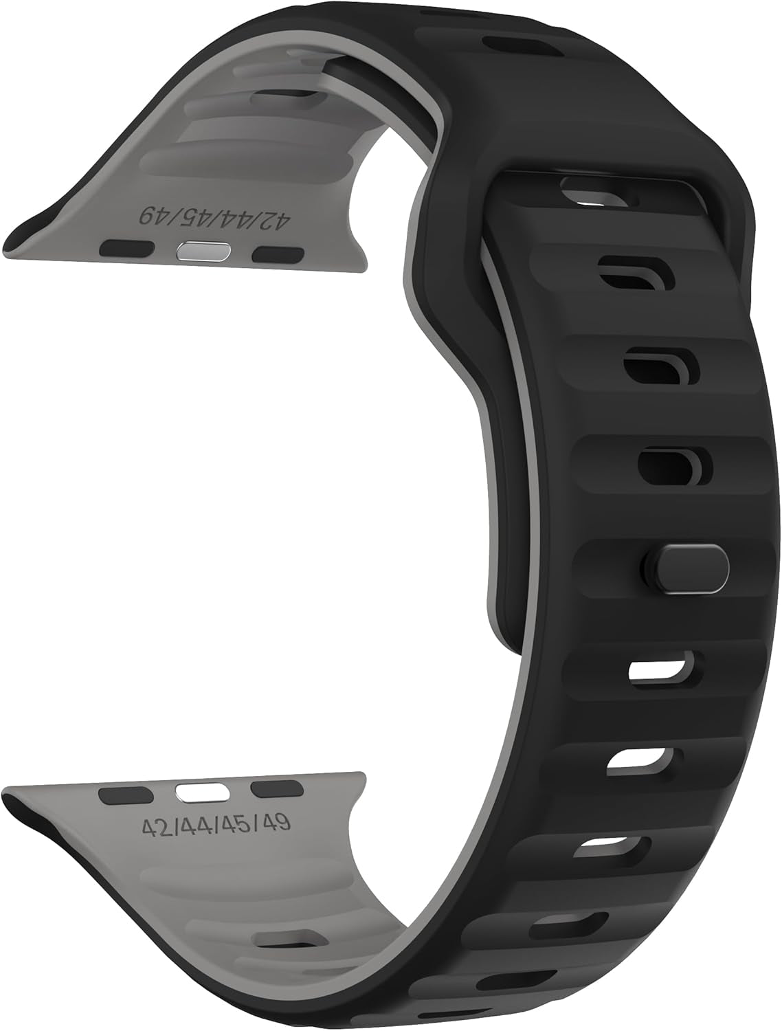 Sport Bands Compatible with Apple Watch Ultra 2 Band/Apple Watch Band 49Mm 45Mm 44Mm 42Mm for Women Men, Soft Silicone Wristbands Daily Waterproof Replacement Strap for Iwatch Series 9 8 7 6 5 4 SE