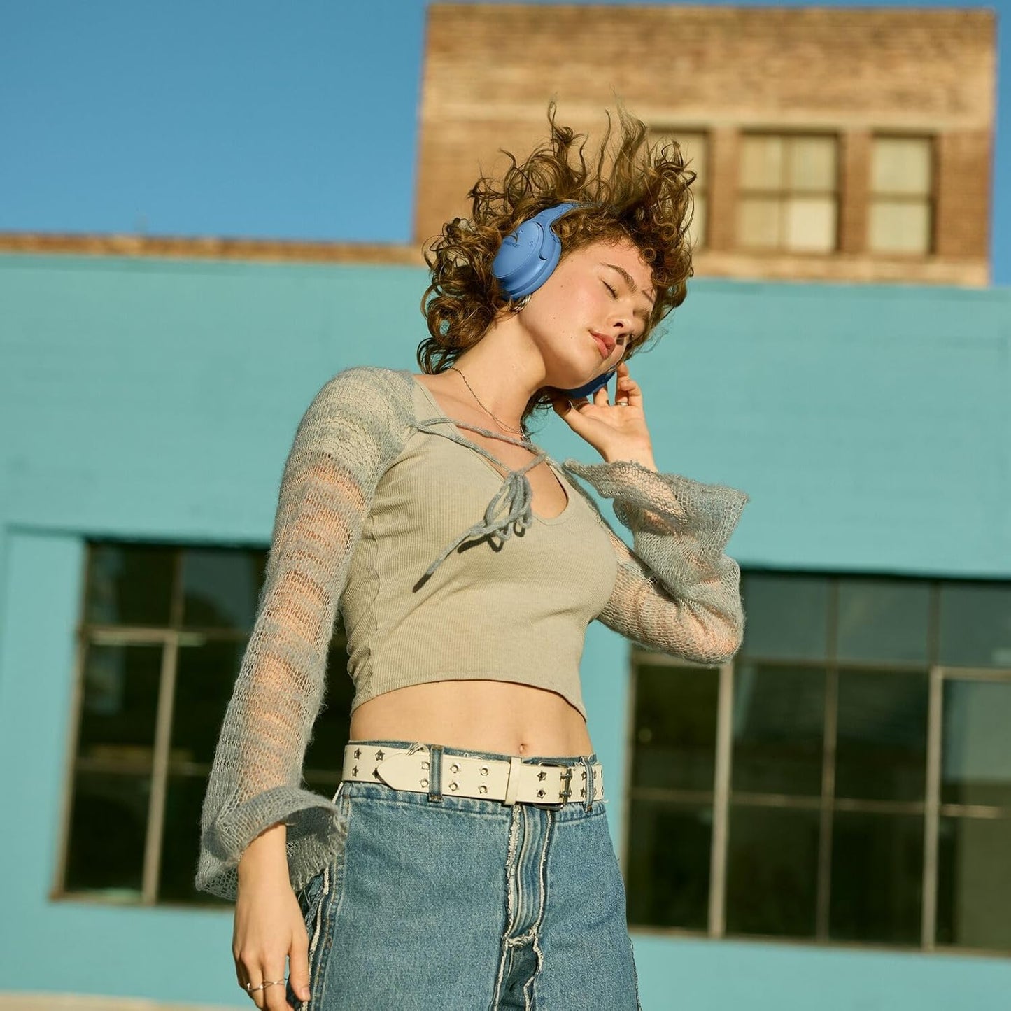 Quietcomfort Bluetooth Headphones, Wireless Headphones, over Ear Noise Cancelling Headphones with Mic, up to 24 Hours of Battery Life, Blue Dusk - Limited Edition Color