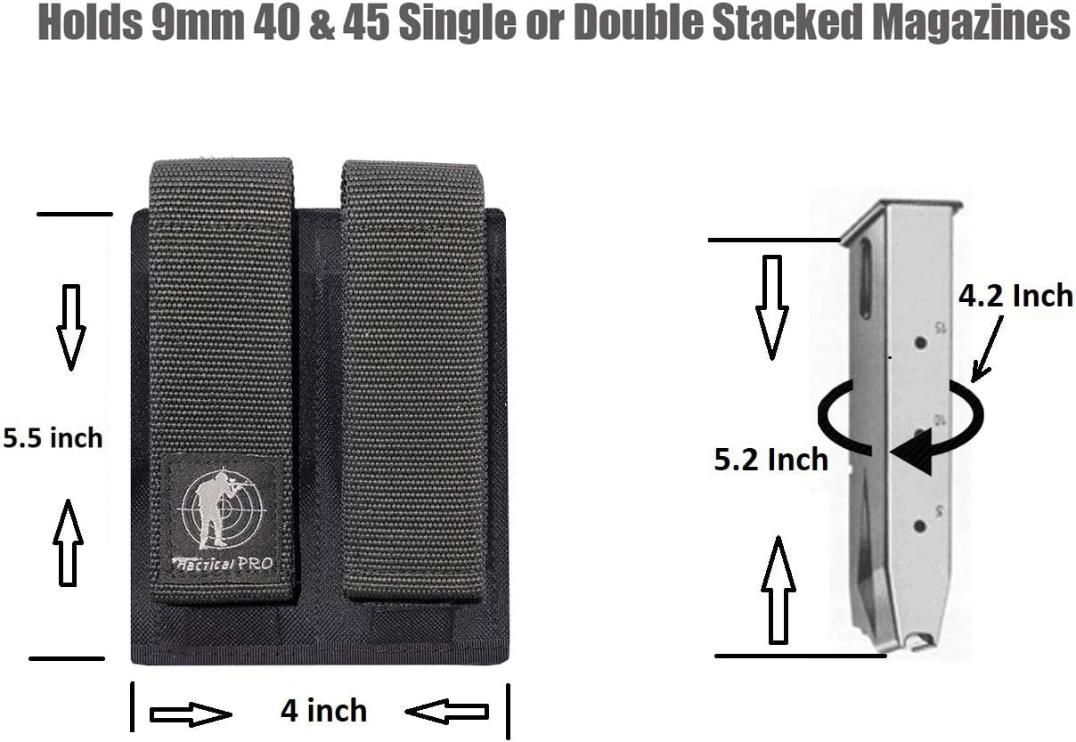Dual /2 Magazine Pouch 9Mm 40 & 45