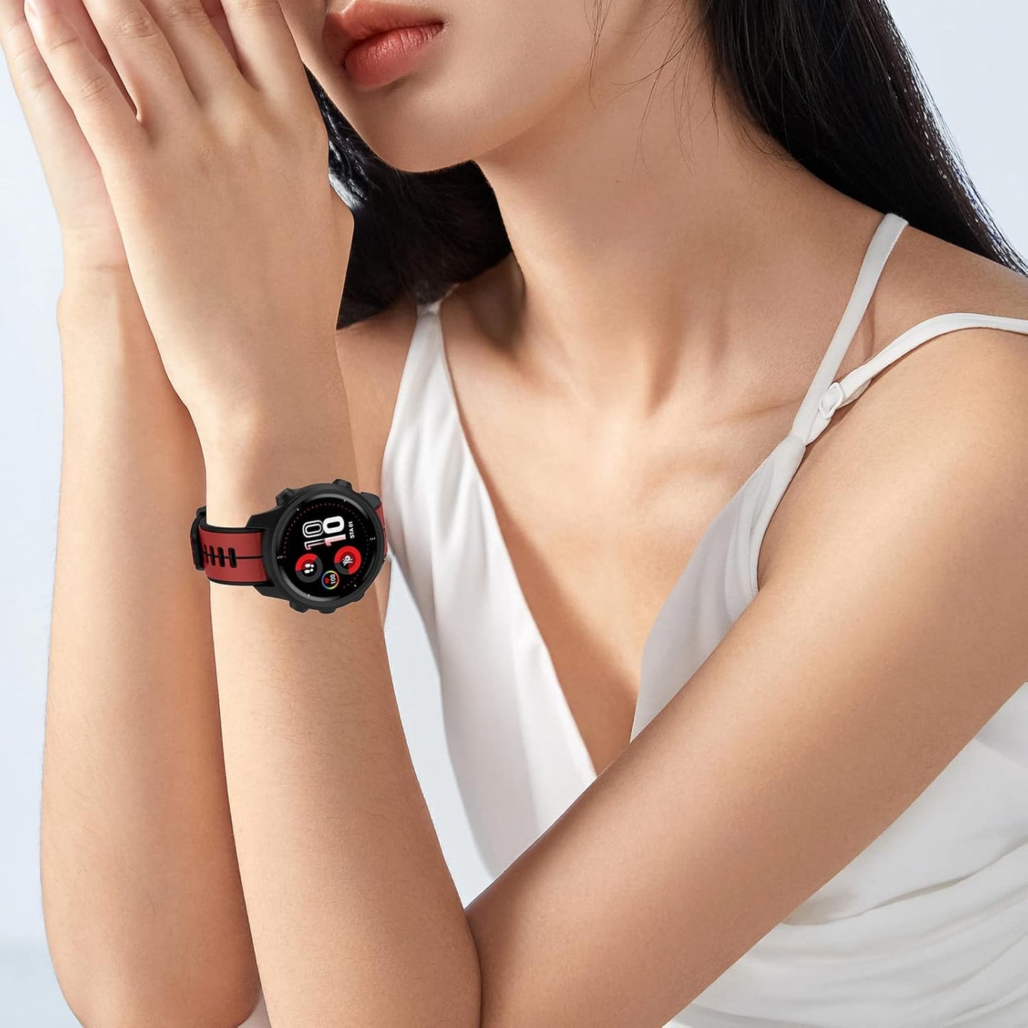 Compatible with Vivoactive 3 Band, 20Mm Width Soft Silicone Watch Bands Replacement for Garmin Vivomove 3/Music/Luxe/Style/Hr/Forerunner 245/645 Music/Samsung Galaxy Watch 42Mm Smartwatches