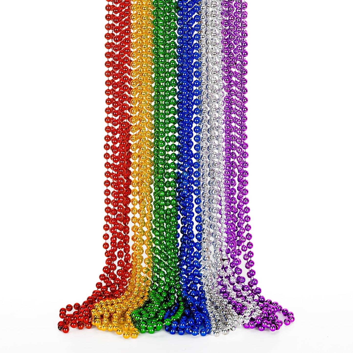 12PCS St Patricks Day Necklace, St Patricks Day Beads Necklace Accessory Set, Mardi Gras St Patricks Costumes Necklaces, Festive Accessories for Mardi Gras St. Patricks Parade Throws Decorations