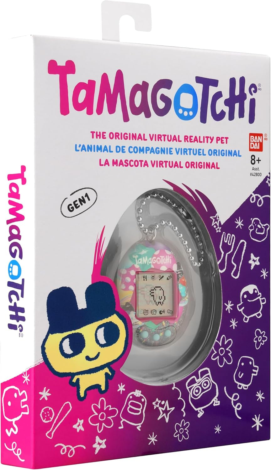 Bandai Original Pretty Party Digital Pet | Nurture and Raise the Original Electronic Pet Japanese Kids Toys for Girls and Boys Make Great 90S Retro Gifts BanUK
