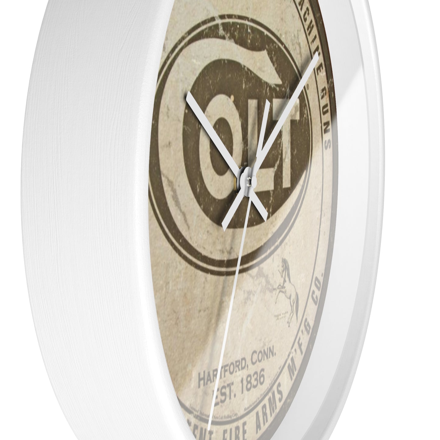 Colt REVOLVERS PISTOLS MACHINE GUNS Wall Clock