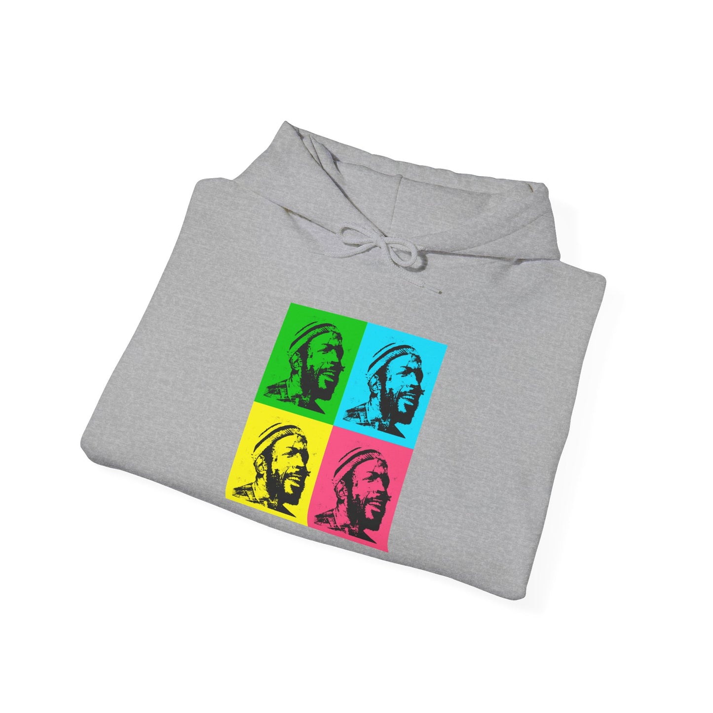 Marvin Gay Andy Warhol Style Pop Art Unisex Heavy Blend™ Hooded Sweatshirt