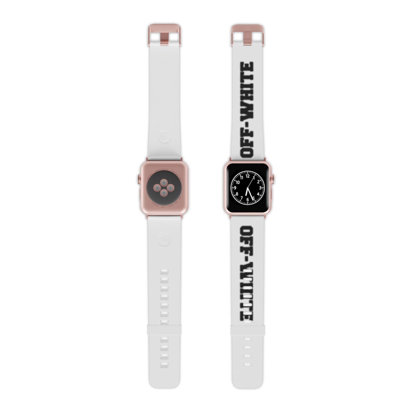 Stylish Off-White Inspired Apple Watch Band - Trendy Accessory for Fashion Enthusiasts