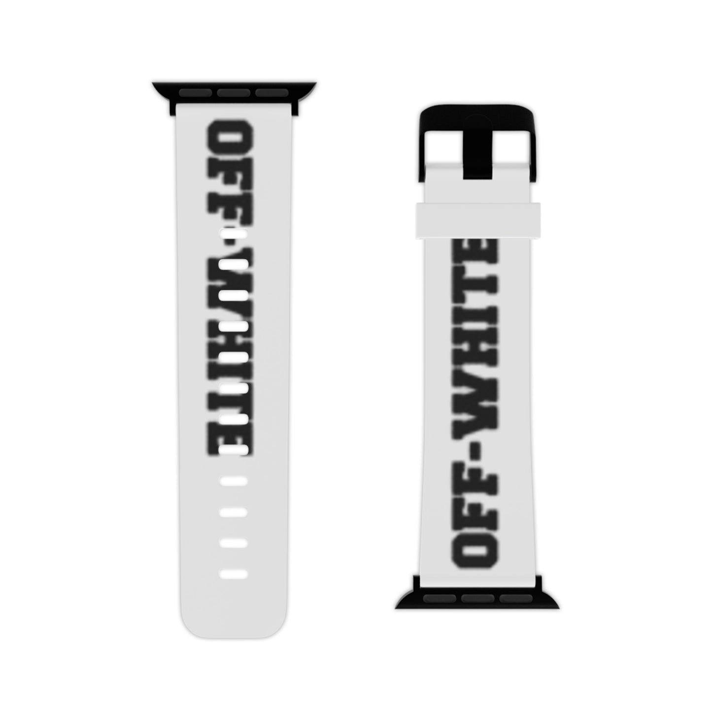 Stylish Off-White Inspired Apple Watch Band - Trendy Accessory for Fashion Enthusiasts