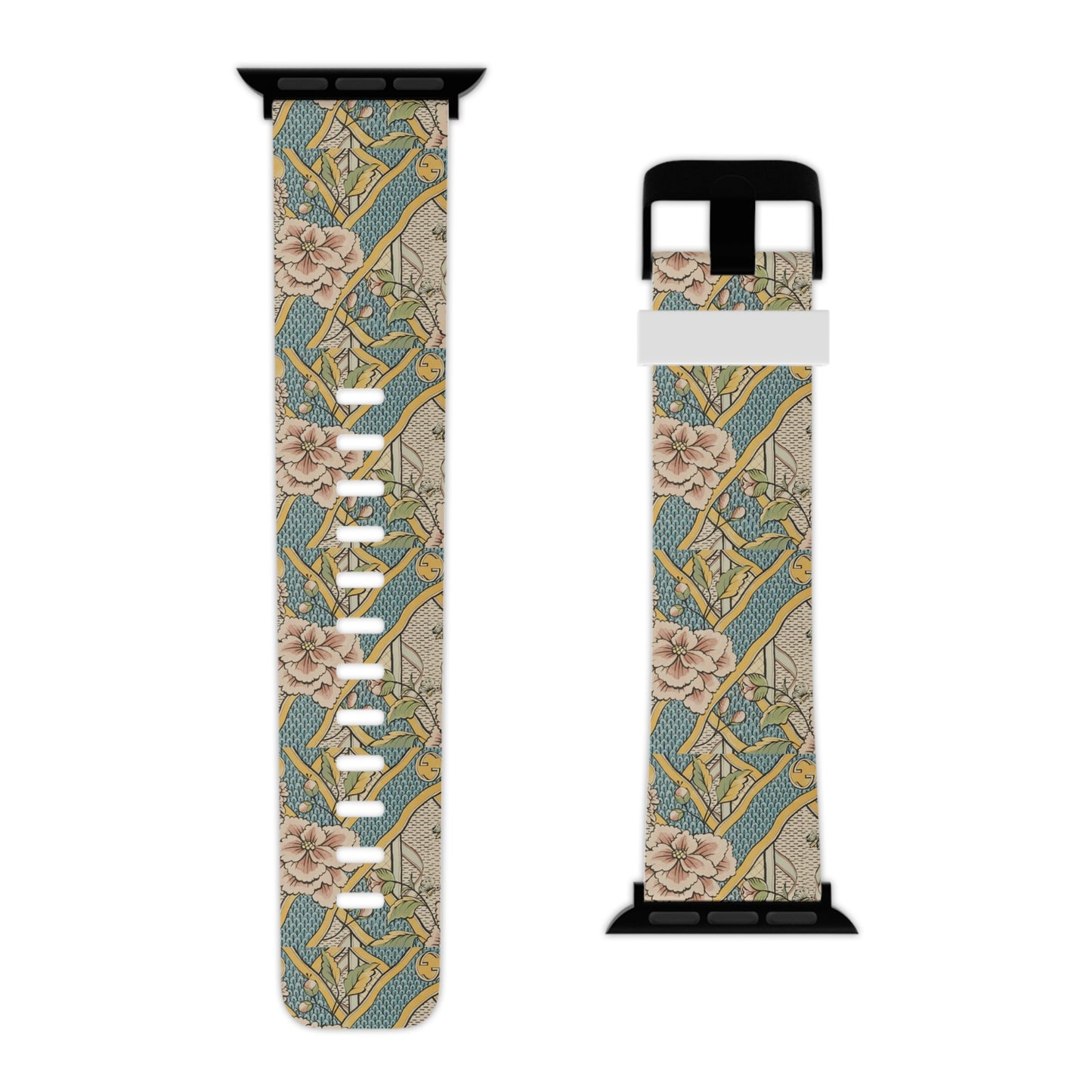 Floral Pattern Apple Watch Band - Stylish & Comfortable Strap