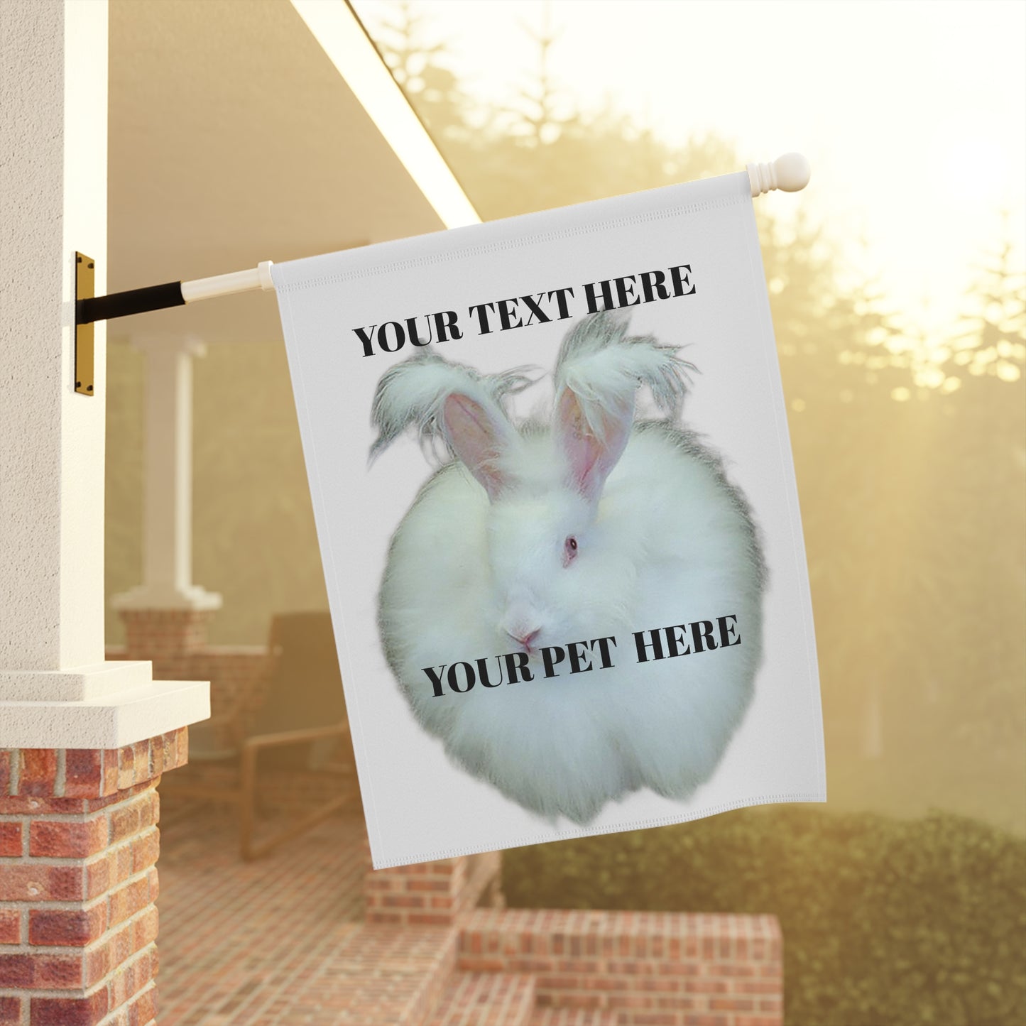 CUSTOM Garden Banner - Whimsical Outdoor Décor for Spring and Easter