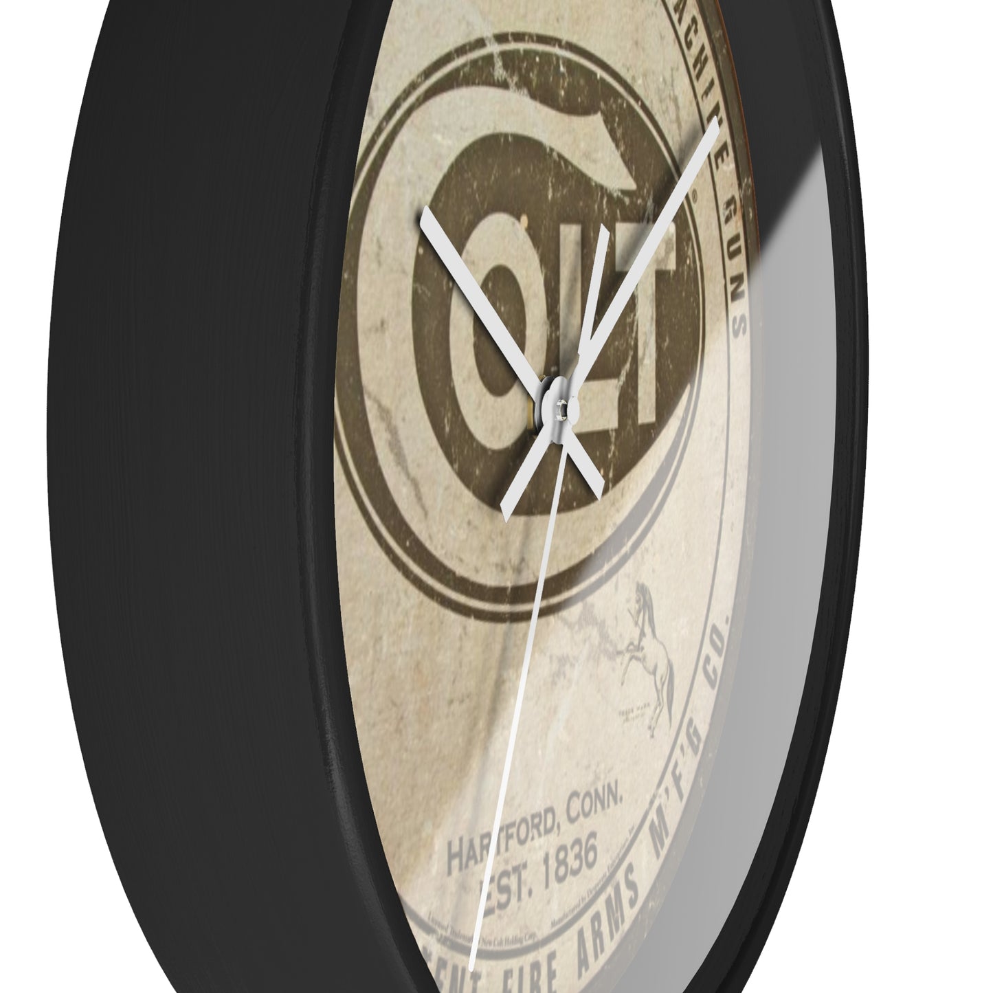Colt REVOLVERS PISTOLS MACHINE GUNS Wall Clock