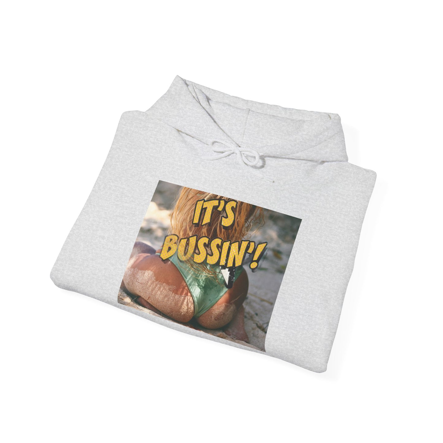 IT'S BUSSIN BEACH BOOTY Unisex Heavy Blend™ Hooded Sweatshirt