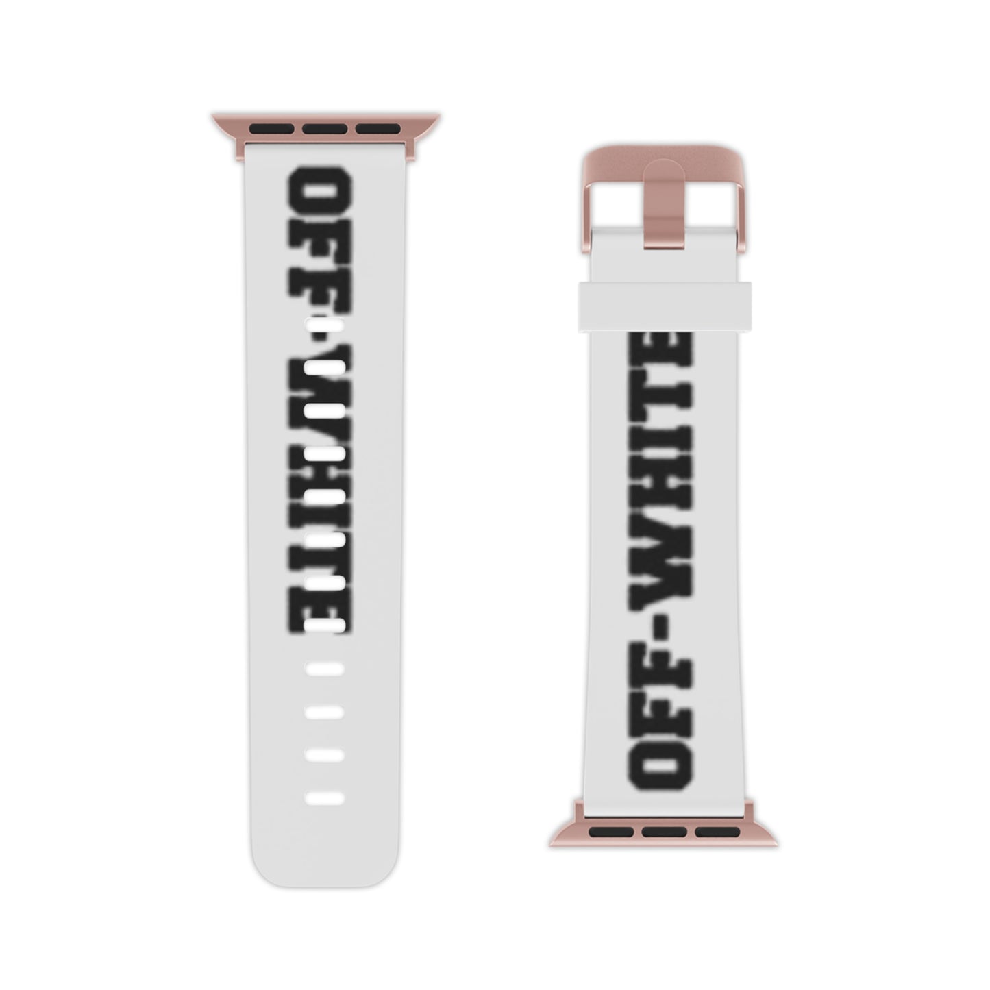 Stylish Off-White Inspired Apple Watch Band - Trendy Accessory for Fashion Enthusiasts