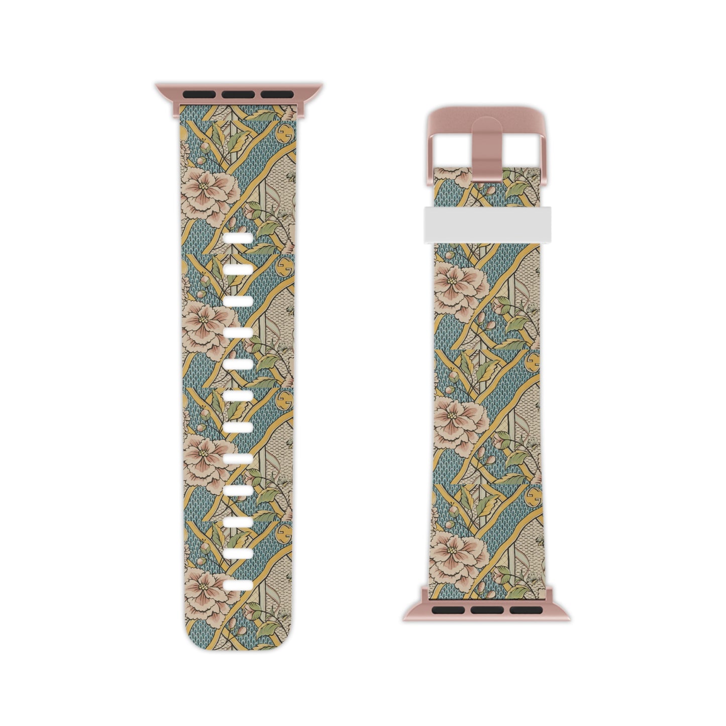 Floral Pattern Apple Watch Band - Stylish & Comfortable Strap