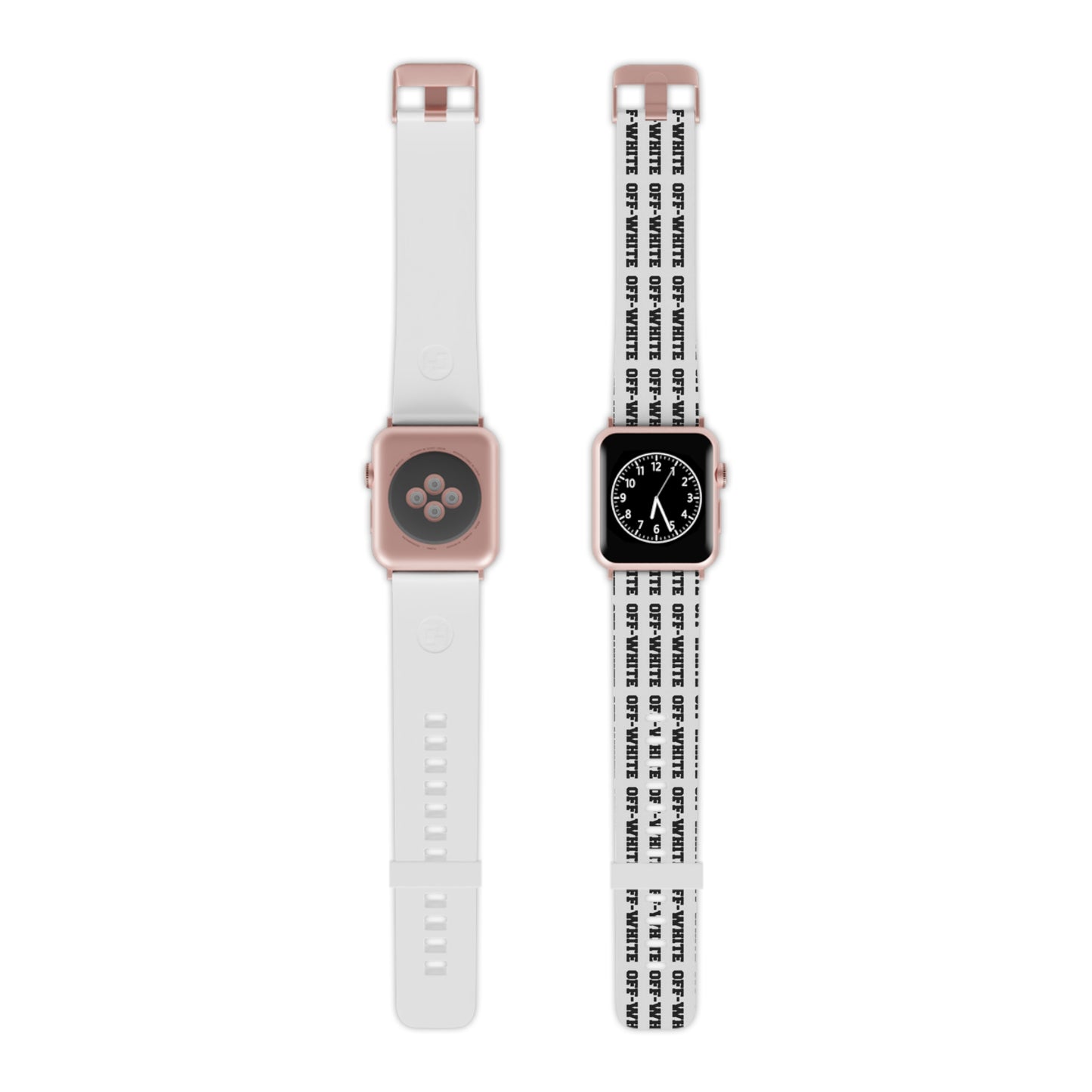 Stylish Off-White Inspired Apple Watch Band | Trendy Accessory for Everyday Wear