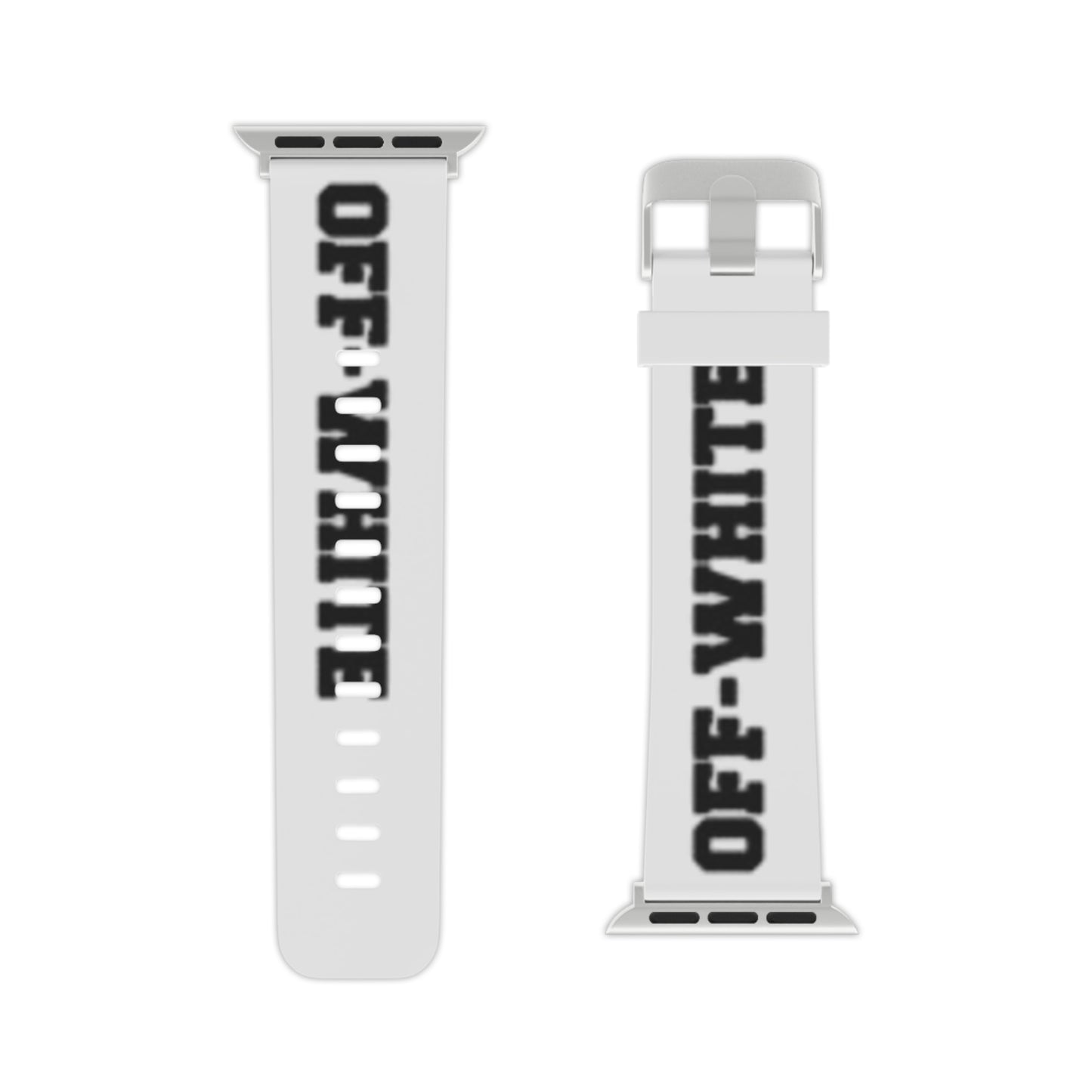 Stylish Off-White Inspired Apple Watch Band - Trendy Accessory for Fashion Enthusiasts