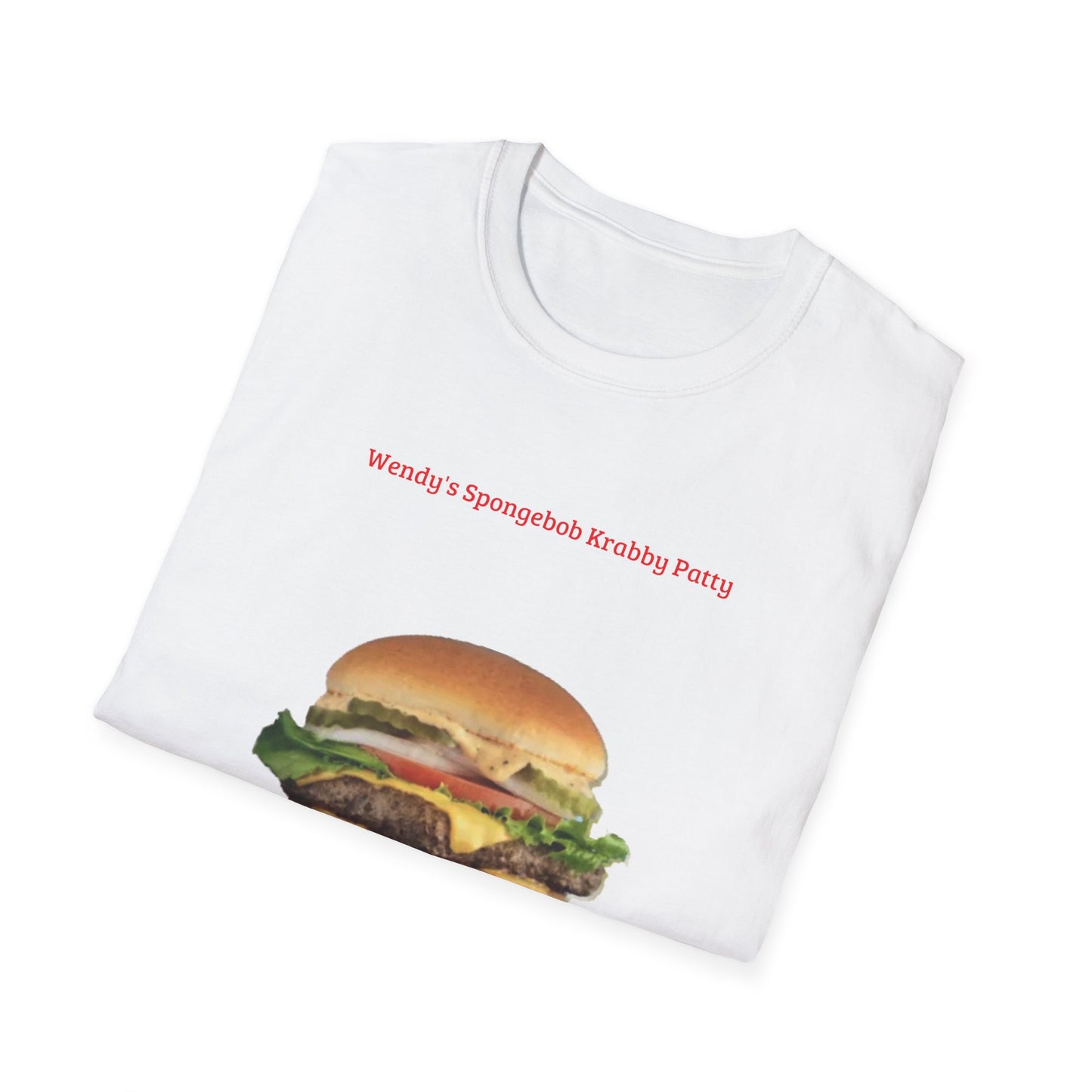 Wendy's Spongebob Krabby Patty Unisex Softstyle T-Shirt