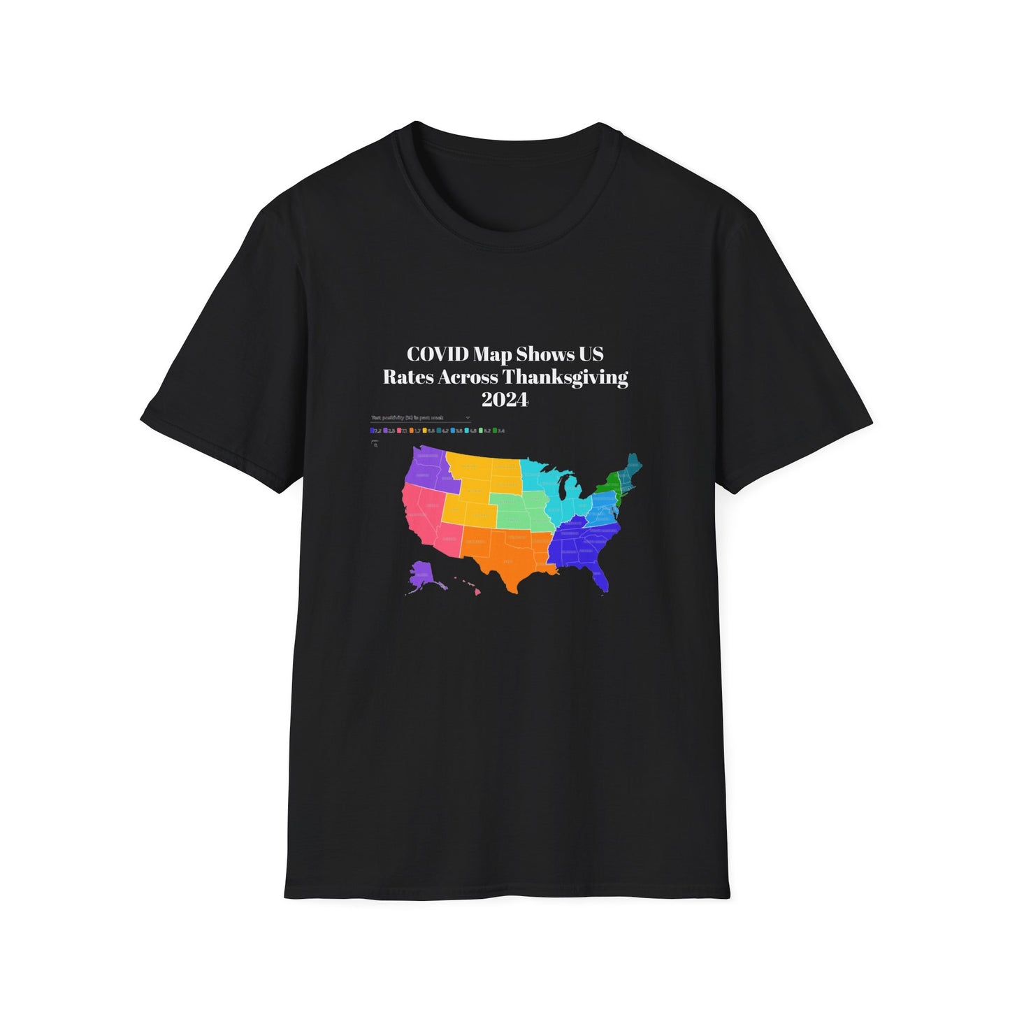 Thanksgiving COVID Map T-Shirt