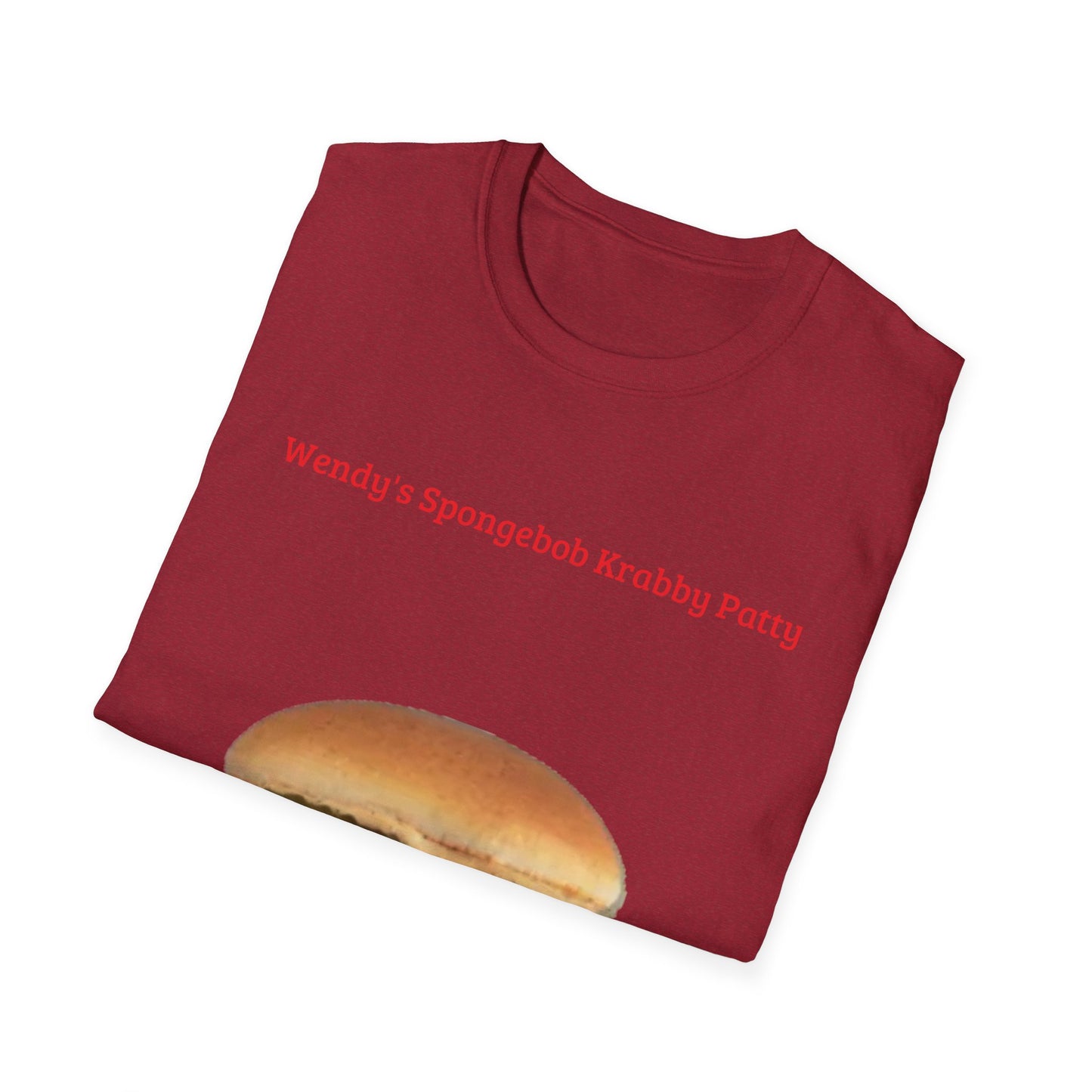 Wendy's Spongebob Krabby Patty Unisex Softstyle T-Shirt