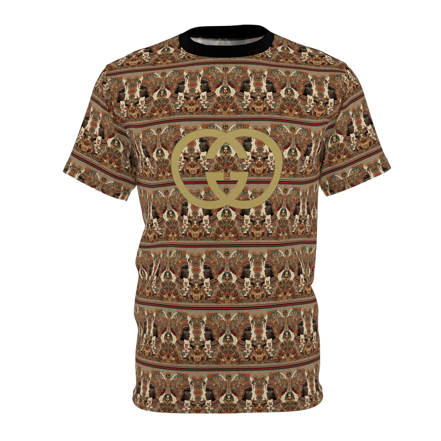 Stylish Unisex Cut & Sew Tee with Unique Pattern - Perfect for Casual Wear and Gift Giving