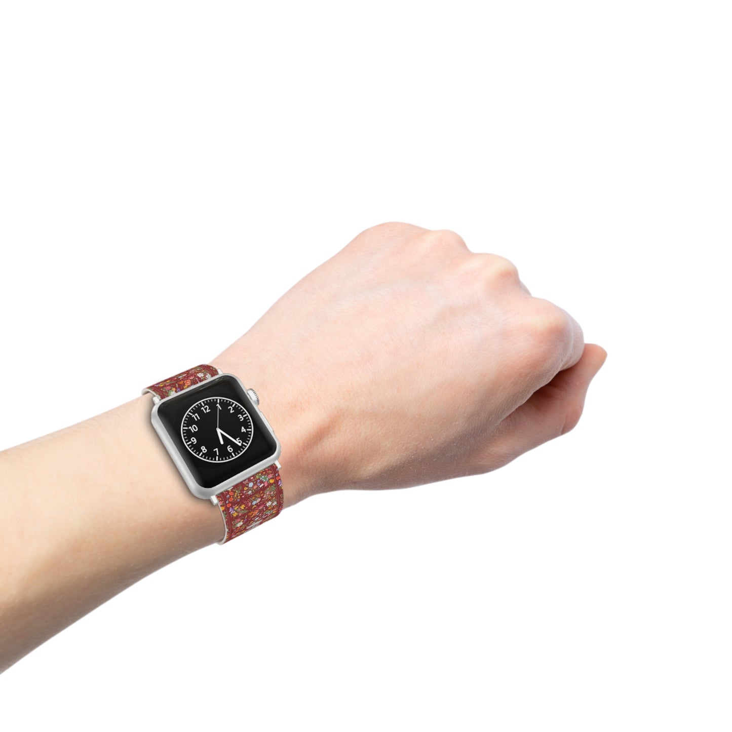 Bohemian Floral Apple Watch Band - Stylish Wrist Accessory for Everyday Use