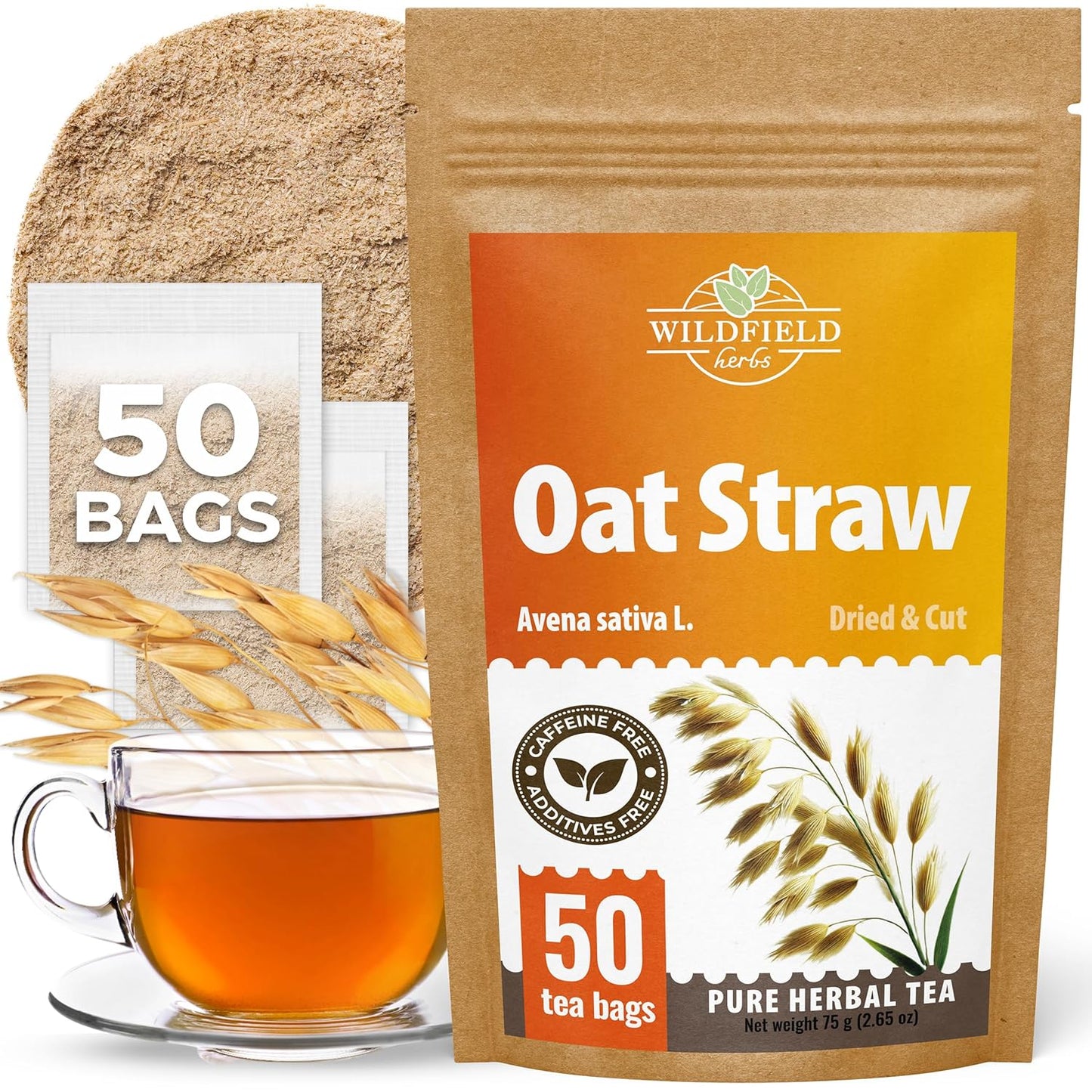 100 Bags Ginger Tea Bags Ginger Root Tea Dry Dried Herb (Zingiber Officinale) - 100 Count 1.5G Tea Bags Ginger Raíz De Jengibre TLBH