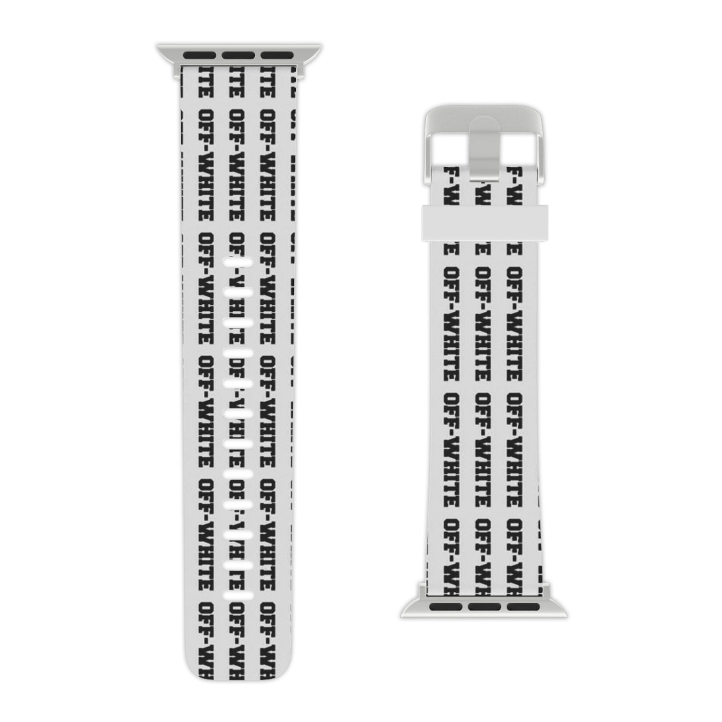 Stylish Off-White Inspired Apple Watch Band | Trendy Accessory for Everyday Wear