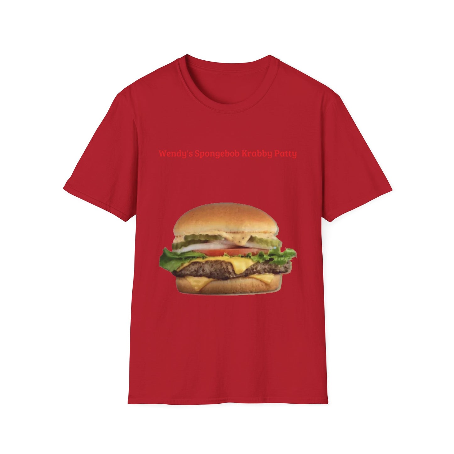 Wendy's Spongebob Krabby Patty Unisex Softstyle T-Shirt