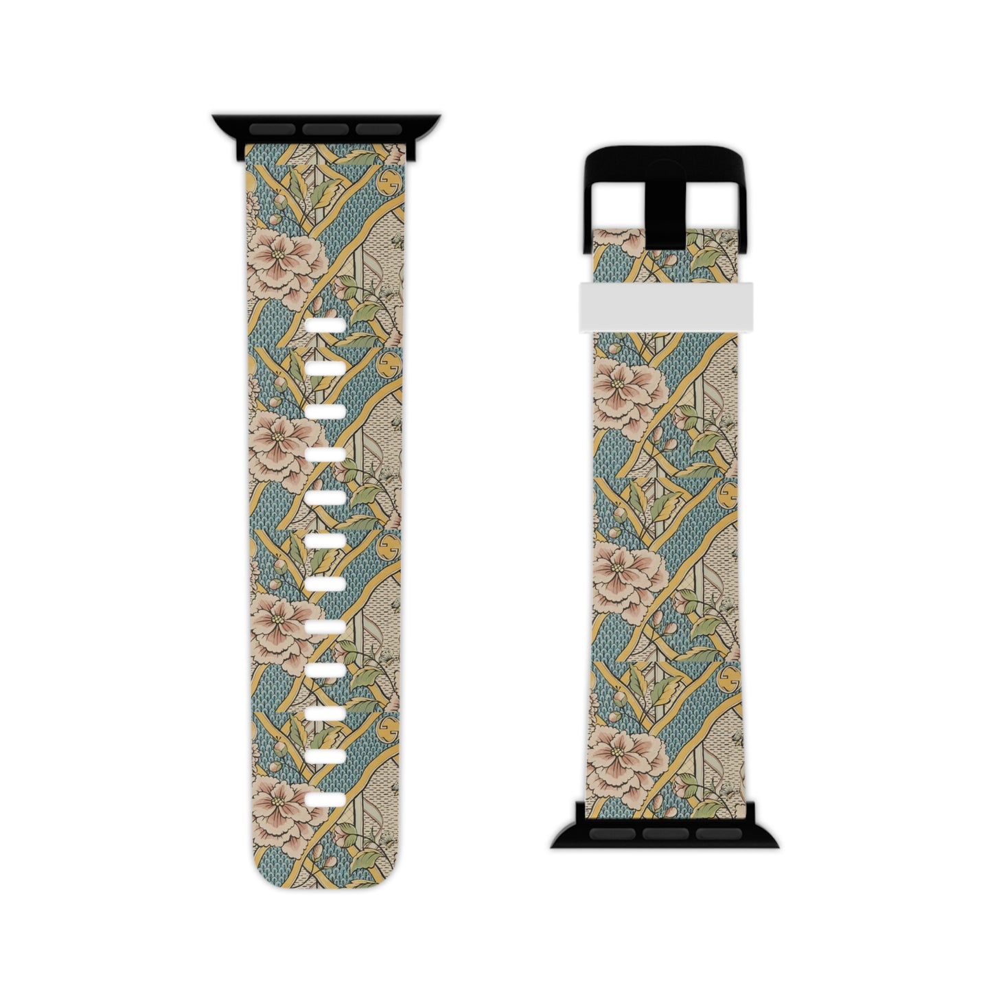 Floral Pattern Apple Watch Band - Stylish & Comfortable Strap