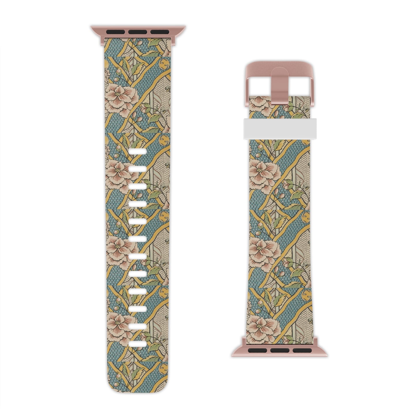 Floral Pattern Apple Watch Band - Stylish & Comfortable Strap