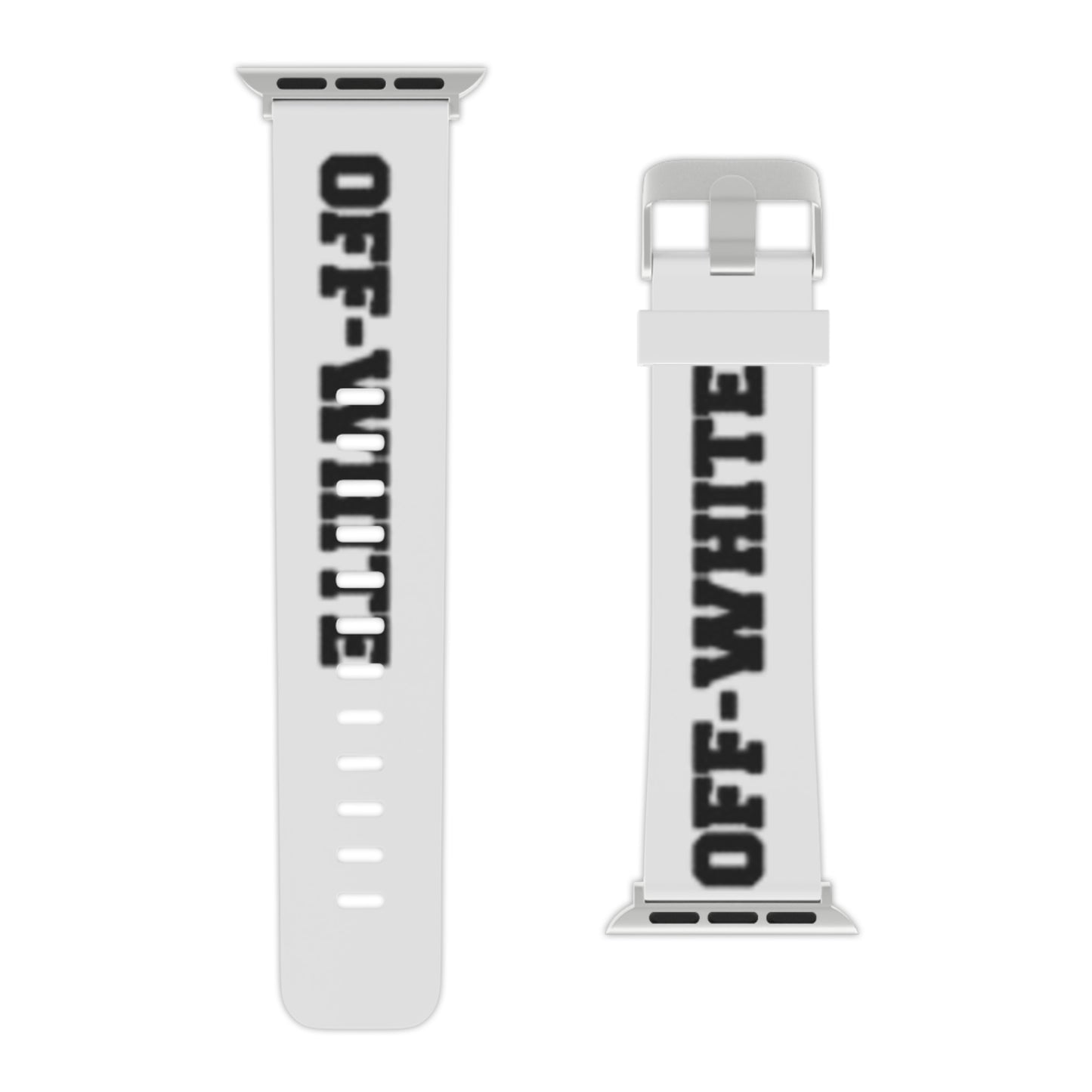Stylish Off-White Inspired Apple Watch Band - Trendy Accessory for Fashion Enthusiasts