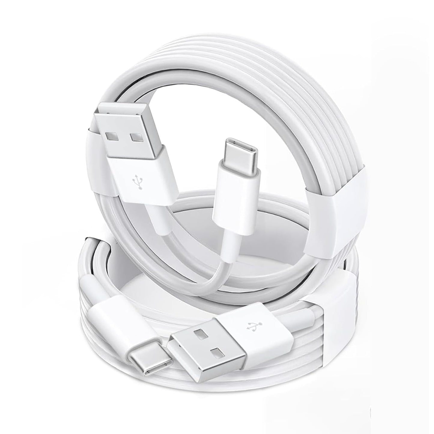 2 Pack USB-A to USB-C Car Carplay Cable for Iphone 16/15,16E, Iphone 16/15 Plus, Iphone 16/15Pro , Iphone16/15Pro Max Carplay USB C Cord,Ipad Usb C Cable 10Th, Ipad Air Car Charger Cable Cord (White)