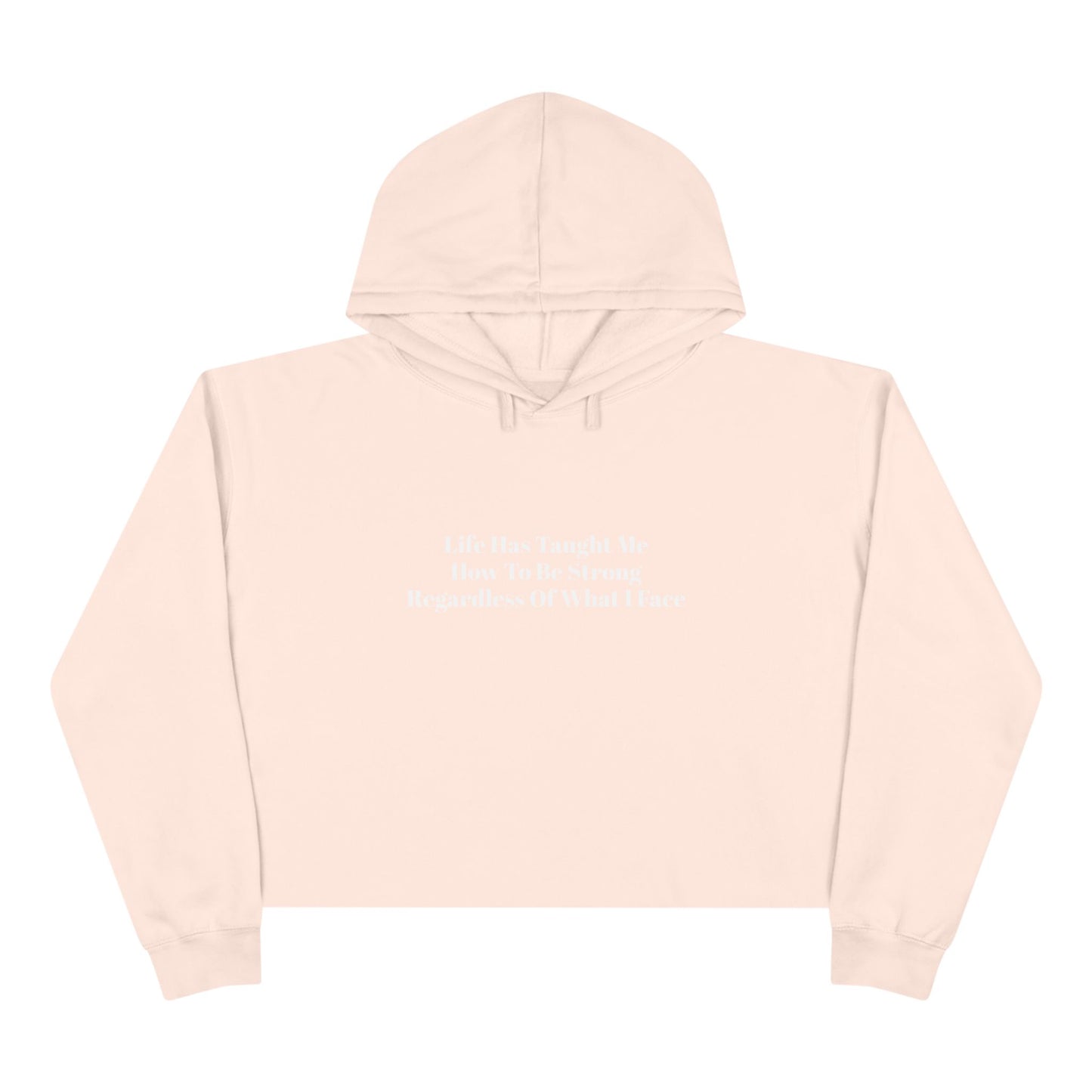 Strong Crop Hoodie - Empowering Women's Apparel for Resilience