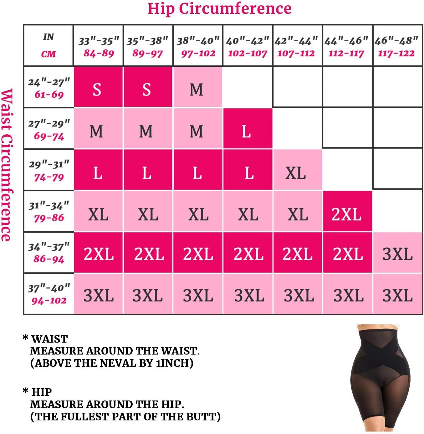 Tummy Control Body Shaper Shorts - High Waist Thigh Slimmer Panties Shapewear
