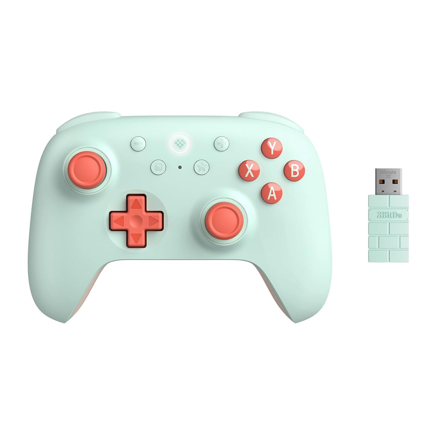 Ultimate 2C Wireless Controller for Windows PC and Android, with 1000 Hz Polling Rate, Hall Effect Joysticks and Triggers, and Remappable L4/R4 Bumpers (Green)