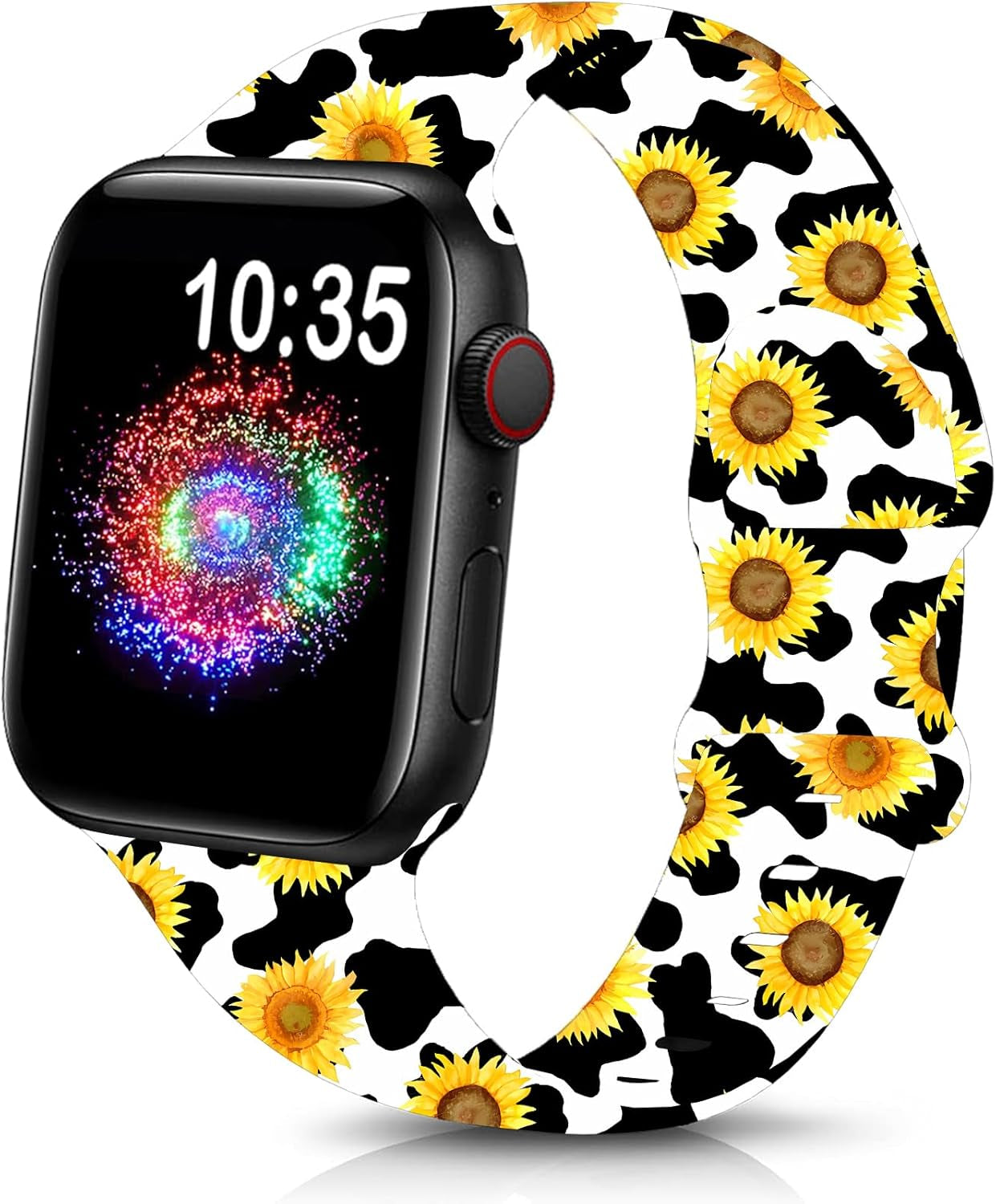 Cute Sport Wristband Compatible with Apple Watch Band 40Mm 44Mm 46Mm 41Mm 45Mm 38Mm 42Mm 49Mm,Soft Silicone Replacement Strap for Iwatch Series 10 9 Ultra SE 8 7 6 5 4 3 2 1 for Women Men